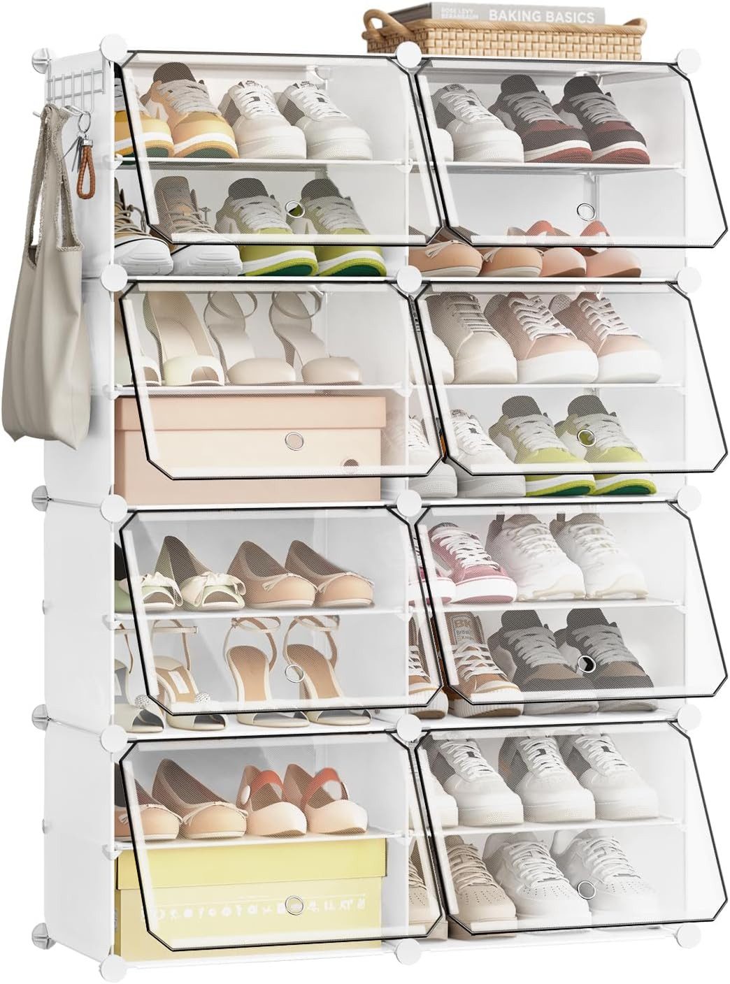 EUGAD Schuhbox (16 St), Schuhorganizer Schuhregal günstig online kaufen