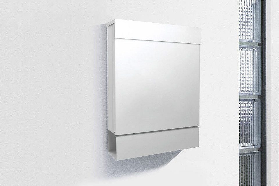 Radius Wandbriefkasten Briefkasten Letterman M inkl. LED-Licht, Mit LED-Beleuchtung