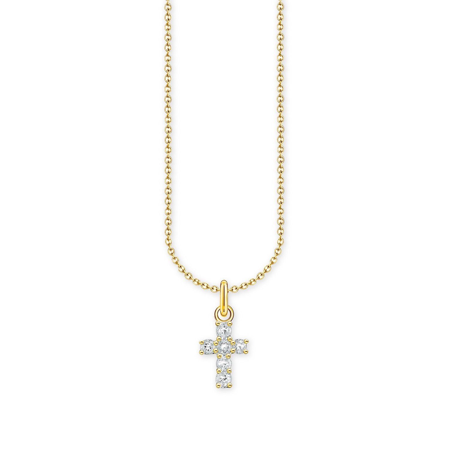 THOMAS SABO Kette mit Anhänger mit Kreu...