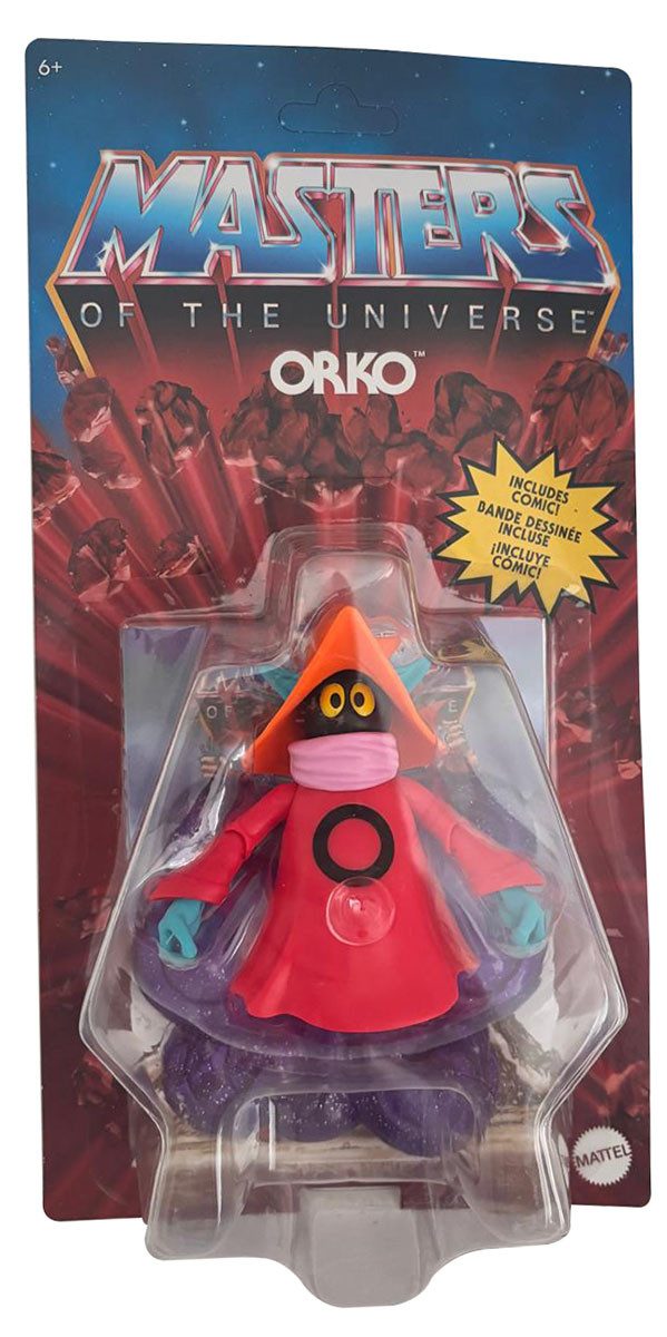 Masters Of The Universe Actionfigur Masters of the Universe - Orko Actionfigur mit Comic, Sammlerfigur, Fi