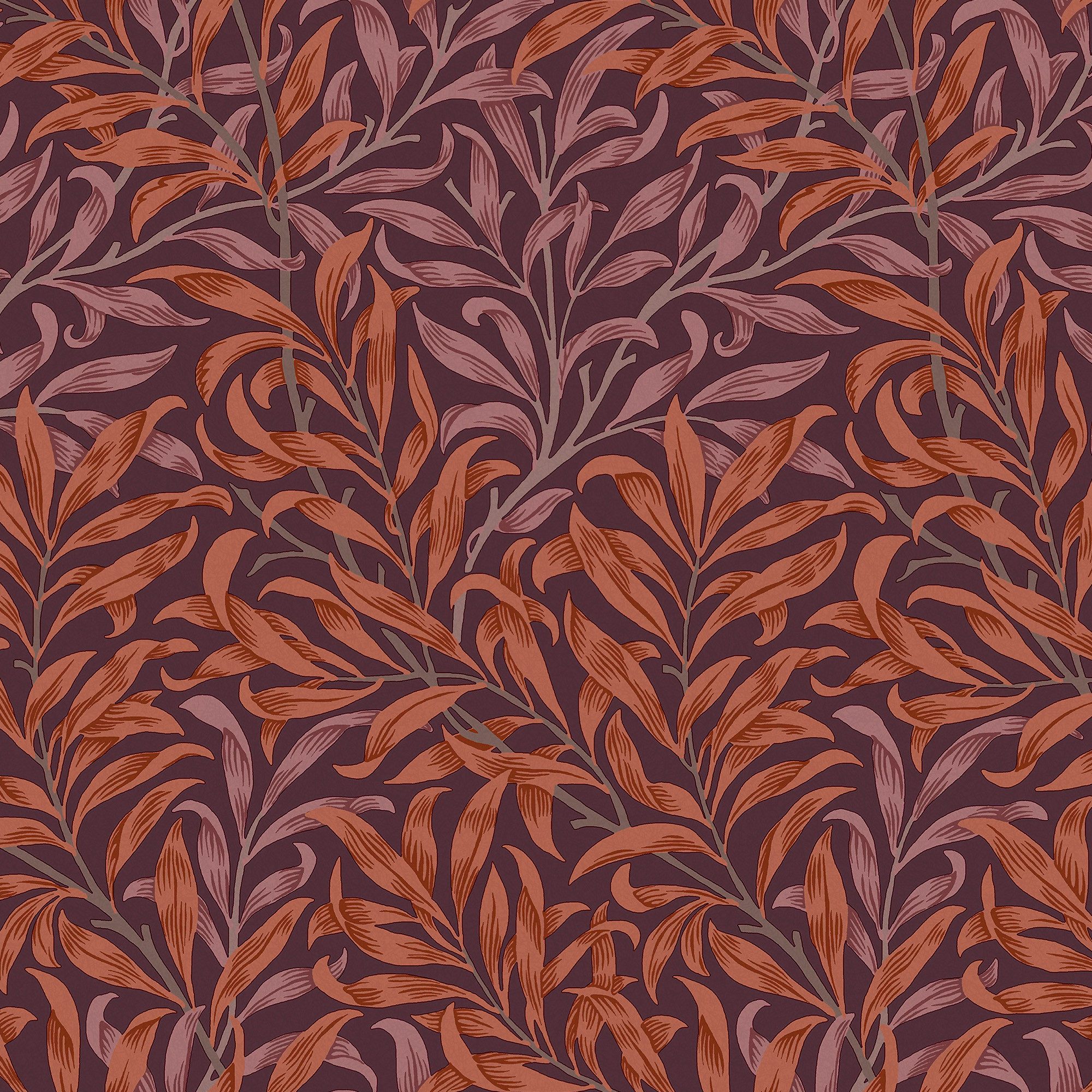 WILLIAM MORRIS AT HOME Vliestapete Willow Bough, glatt, Retro, (1 St), 10mx52cm (ca. 5m2)