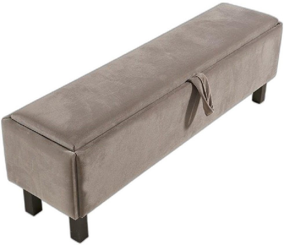 Xlmoebel Bank Polsterbank mit Stauraum - elegante Sitzgelegenheit für Schlafzimmer (1-St., Hocker), Hergestellt in Europa