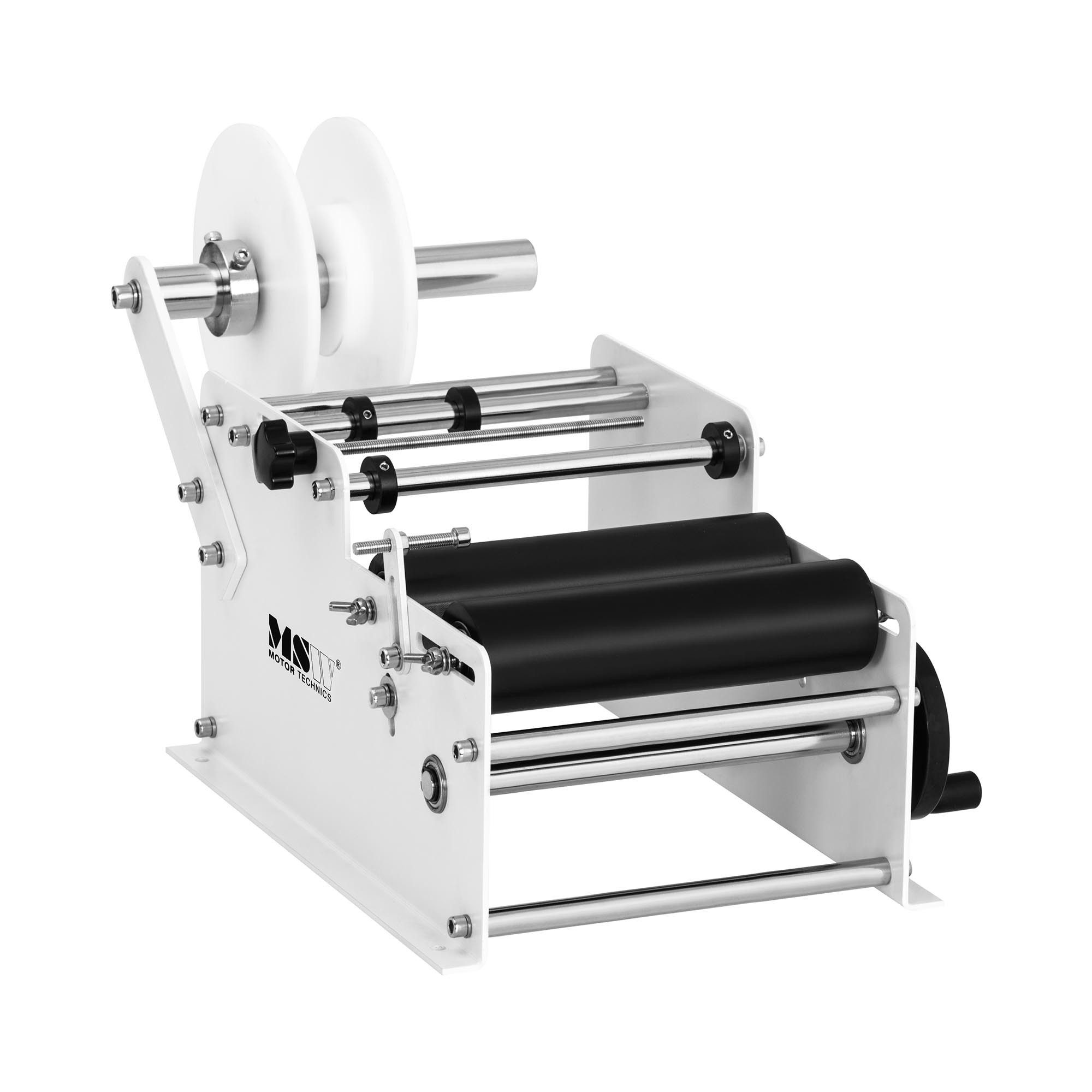 MSW Beschriftungsgerät Etikettiermaschine Flaschenetikettierer Etikettendrucker 40 Stück/min