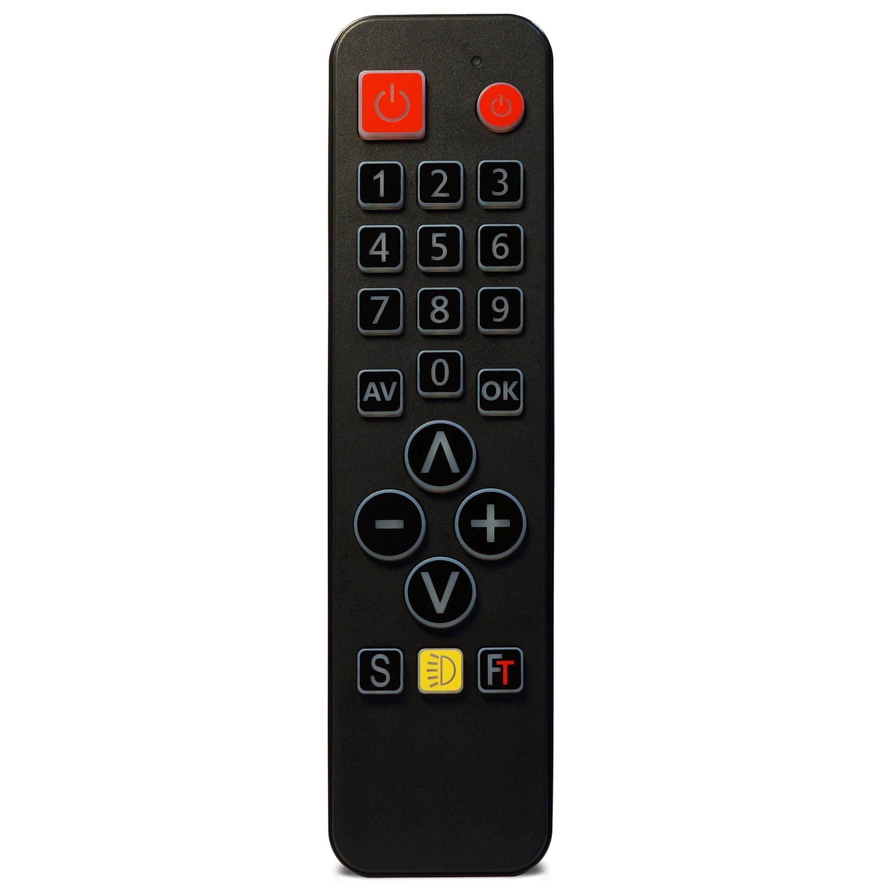 FeinTech FeinControl Universal-Fernbedienung (Infrarot-Lernfunktion, beleuchtete Tasten)