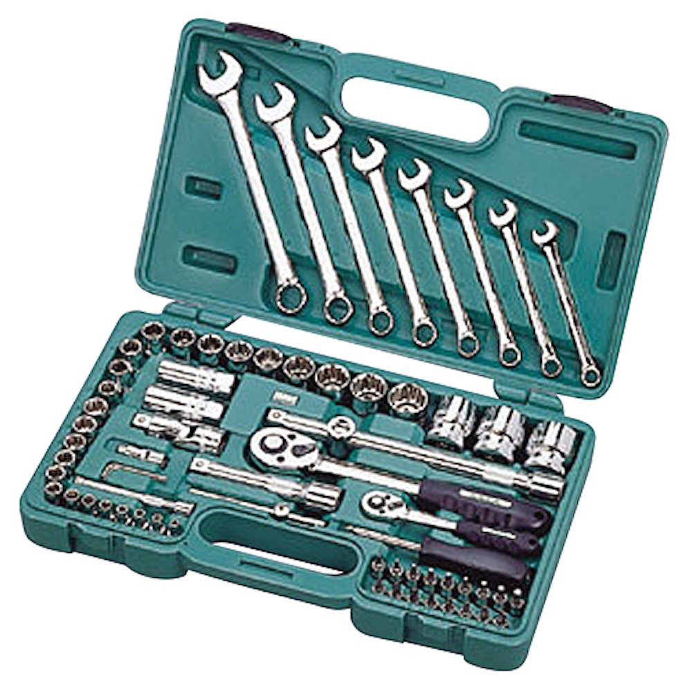 PROREGAL® Инструментset Инструмент- und Steckschlüsselsatz 111 PCs Honiton, 1/4 ", 3/8", 1/2 "