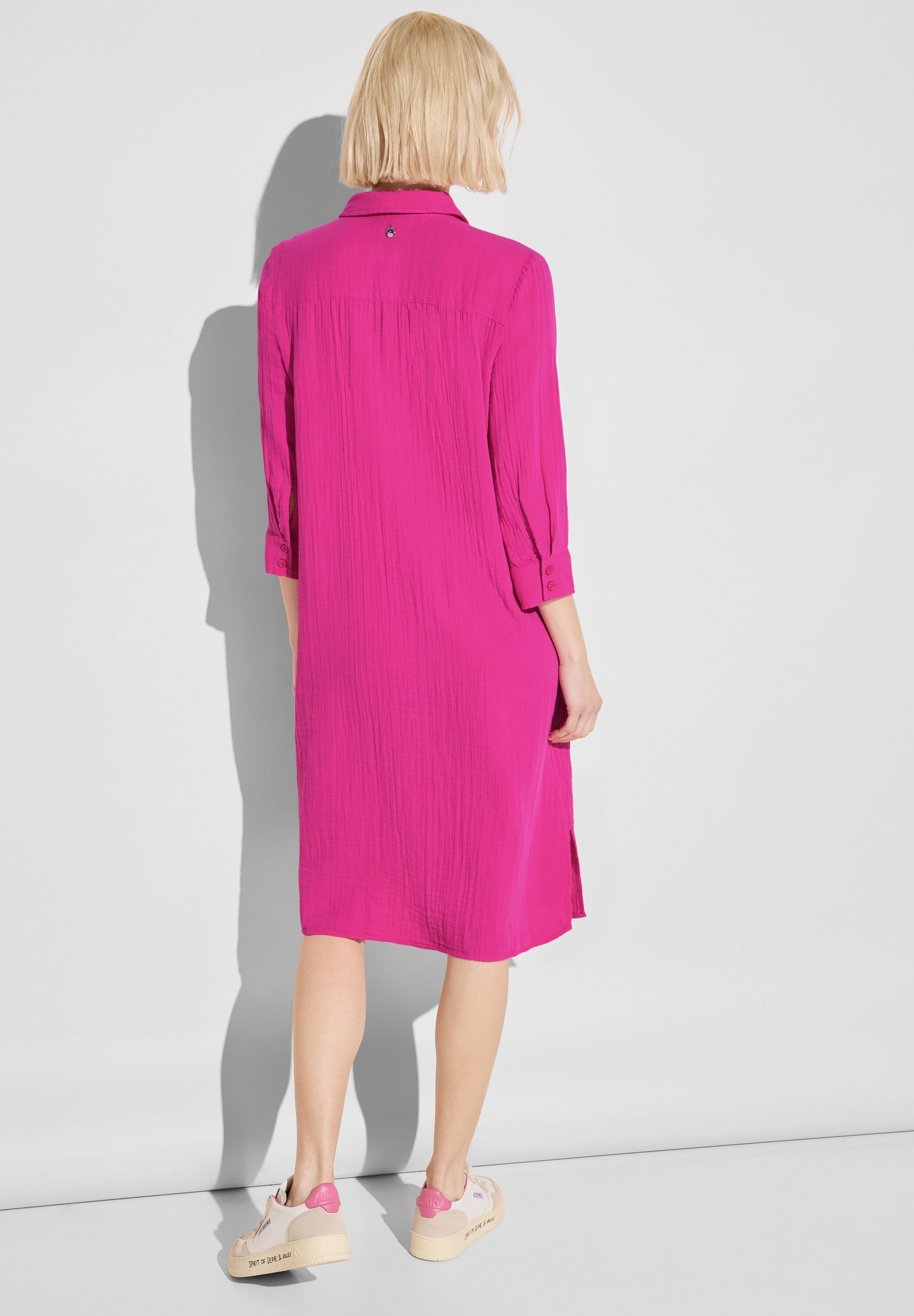 STREET ONE Hemdblusenkleid mit Struktur günstig online kaufen