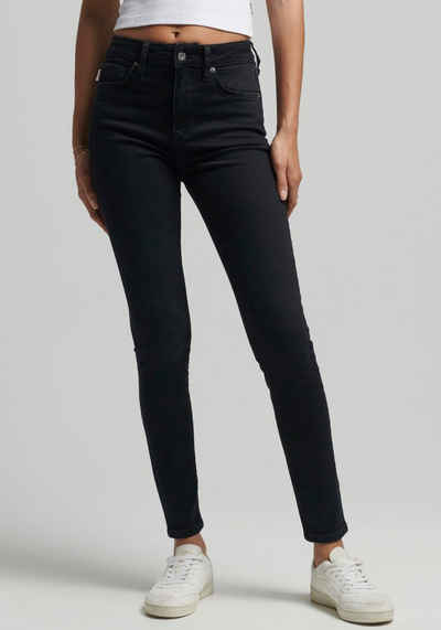 Superdry Straight-Jeans Vintage Skinny Jeans mit hohem Bund