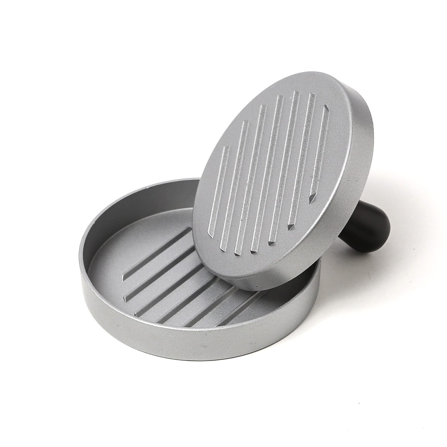 GRILL-EXPERTE Burgerpresse Burgerpresse Fleischpresse Pattypresse für Burger Burgerpatties, Aluminium – Bild 5 von 5