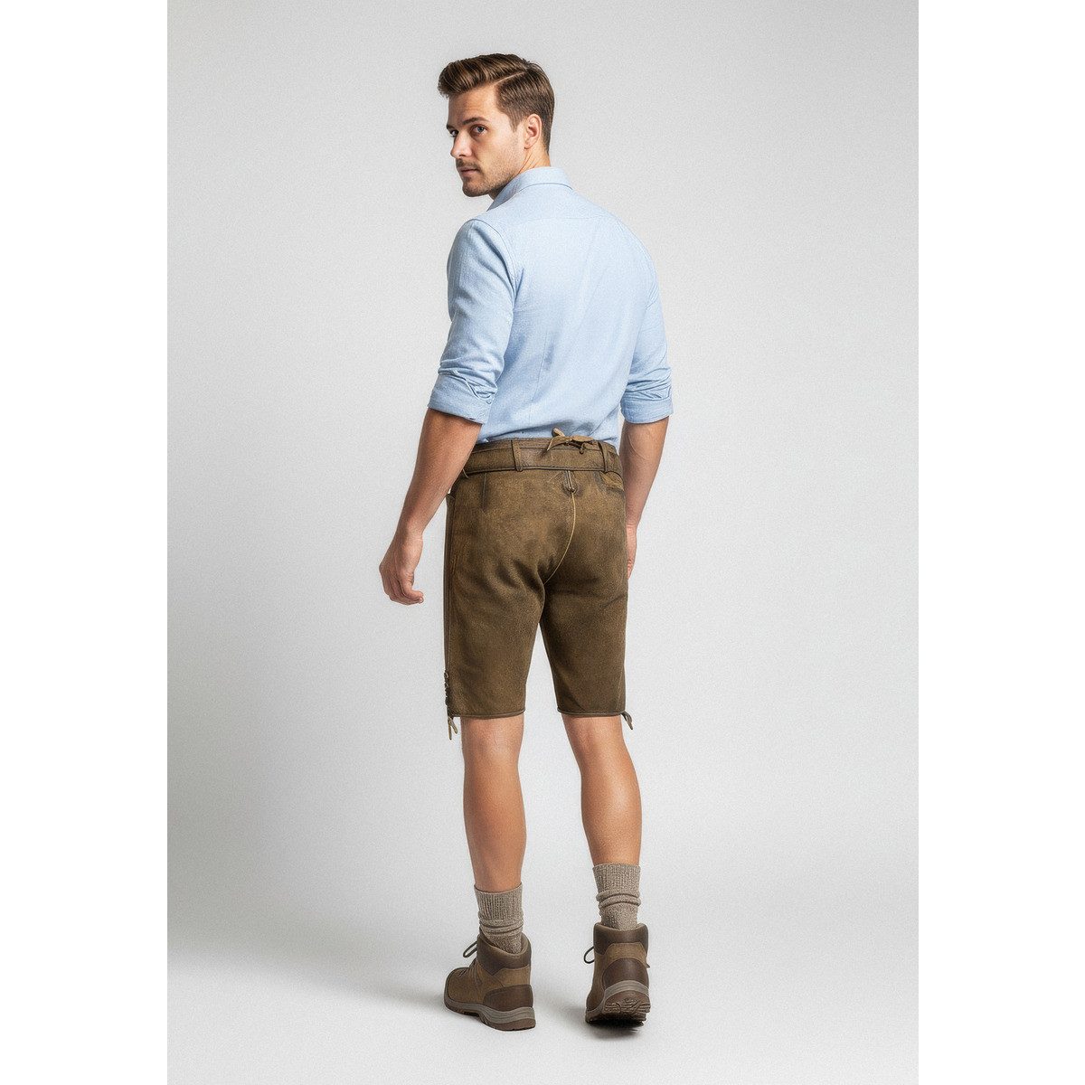 Stockerpoint Trachtenlederhose Sigl Herren (1-tlg) Trachtenlederhose, Trachtenhose, Bayerische Lederhose, Oktoberfest