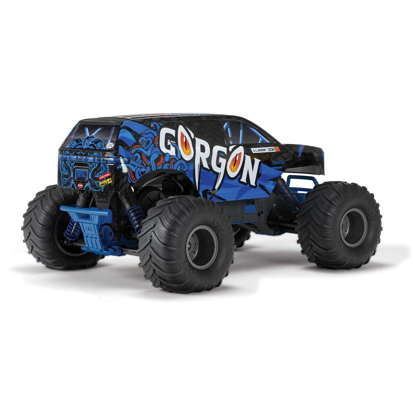 Arrma RC-Buggy Arrma Gorgon 4x2 Mega 550 Monstertruck RTR 1:10 Blau