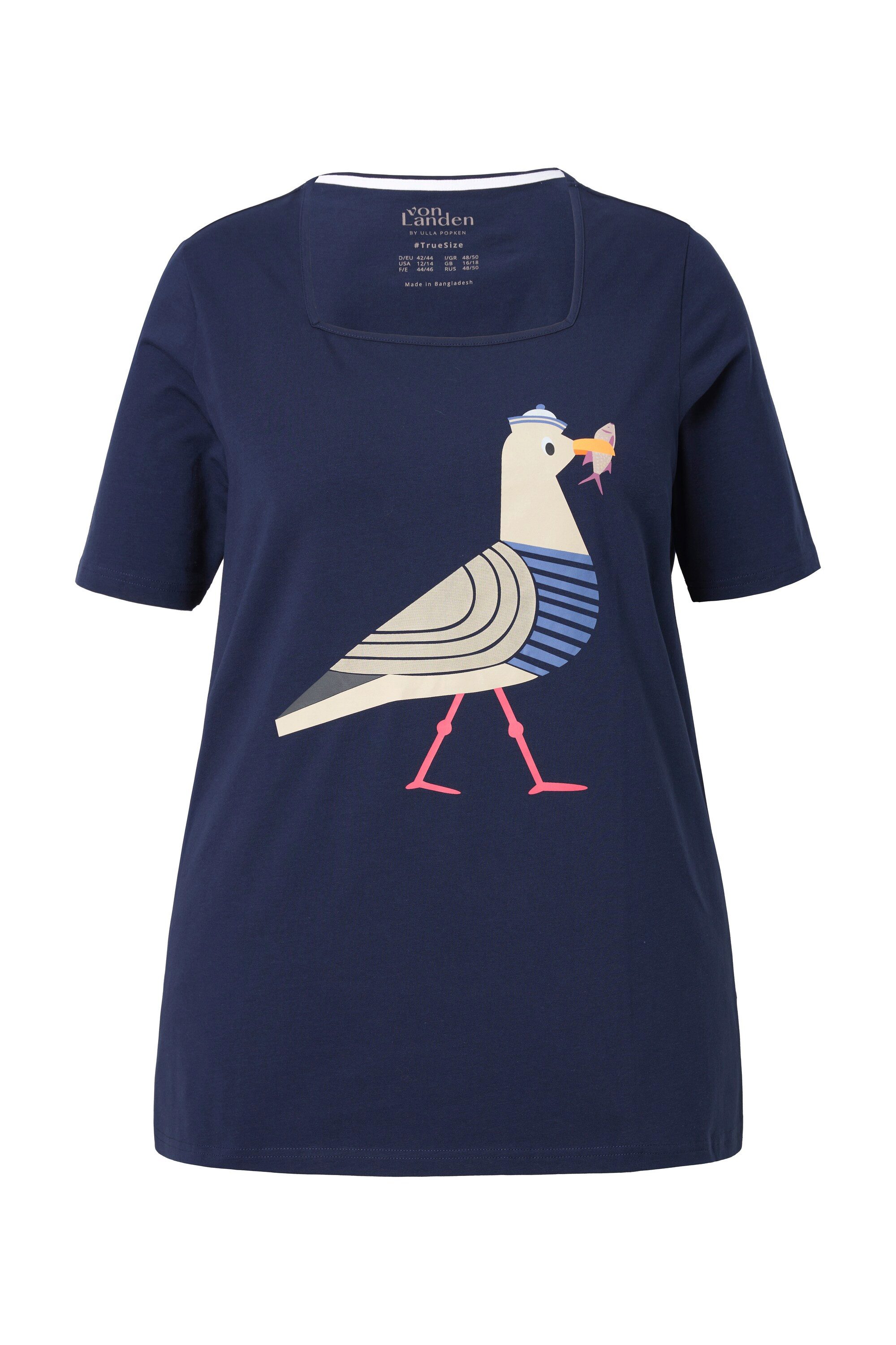 Ulla Popken T-Shirt T-Shirt Möwe Classic günstig online kaufen