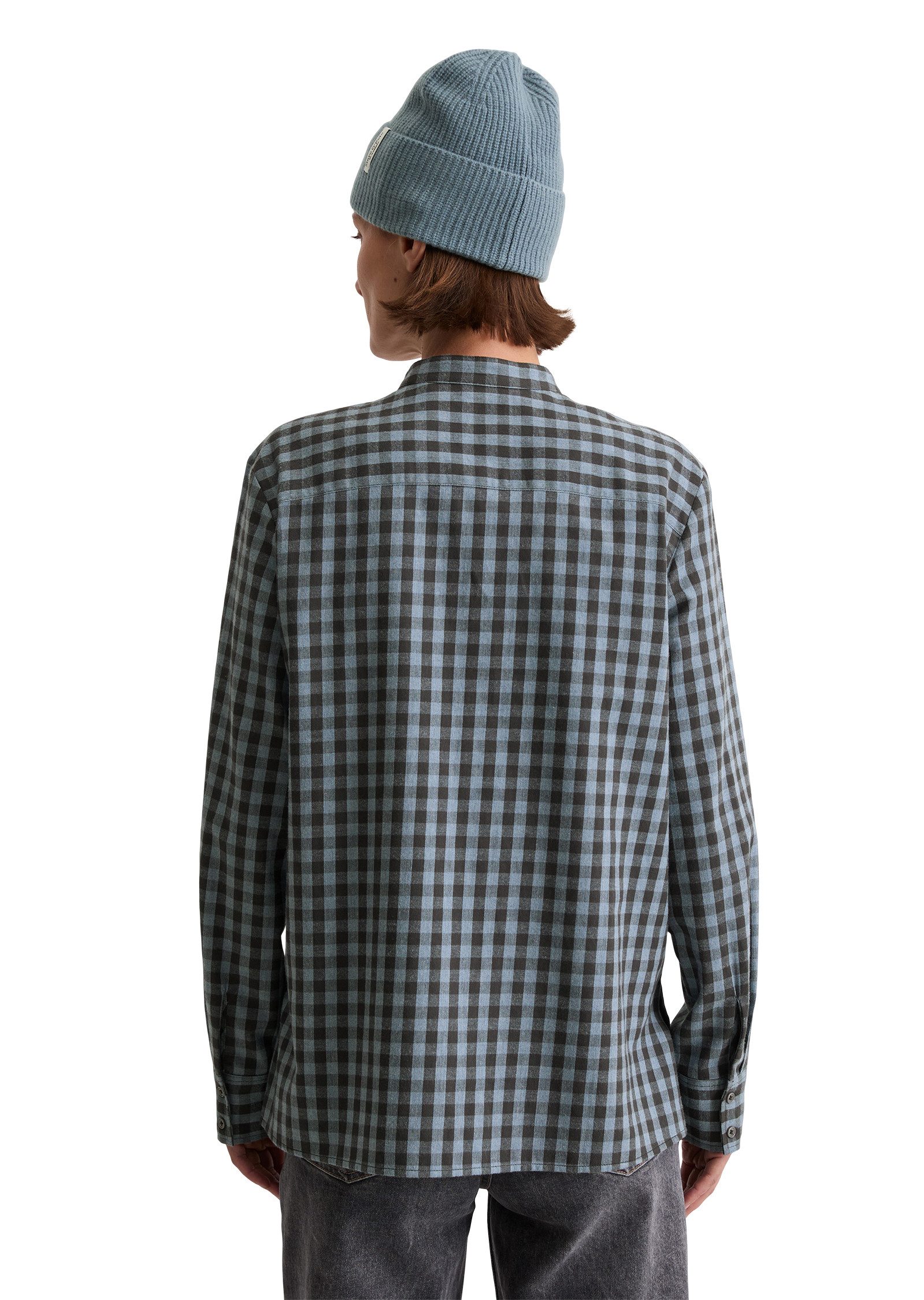 Marc O'Polo Karobluse regular fit aus softem Baumwoll-Flanell