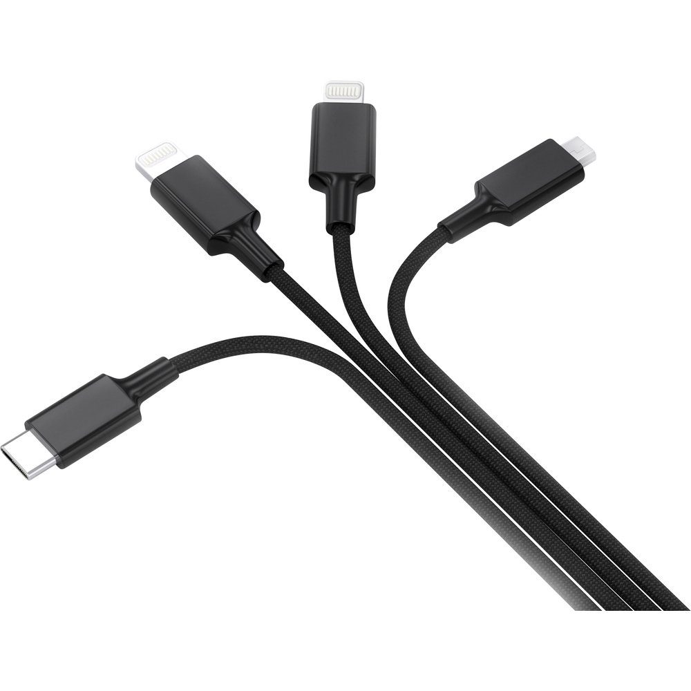 Smrter Smrter USB-Ladekabel USB-A Stecker, USB-C® Stecker, Apple Lightning USB-Kabel, (120.00 cm)