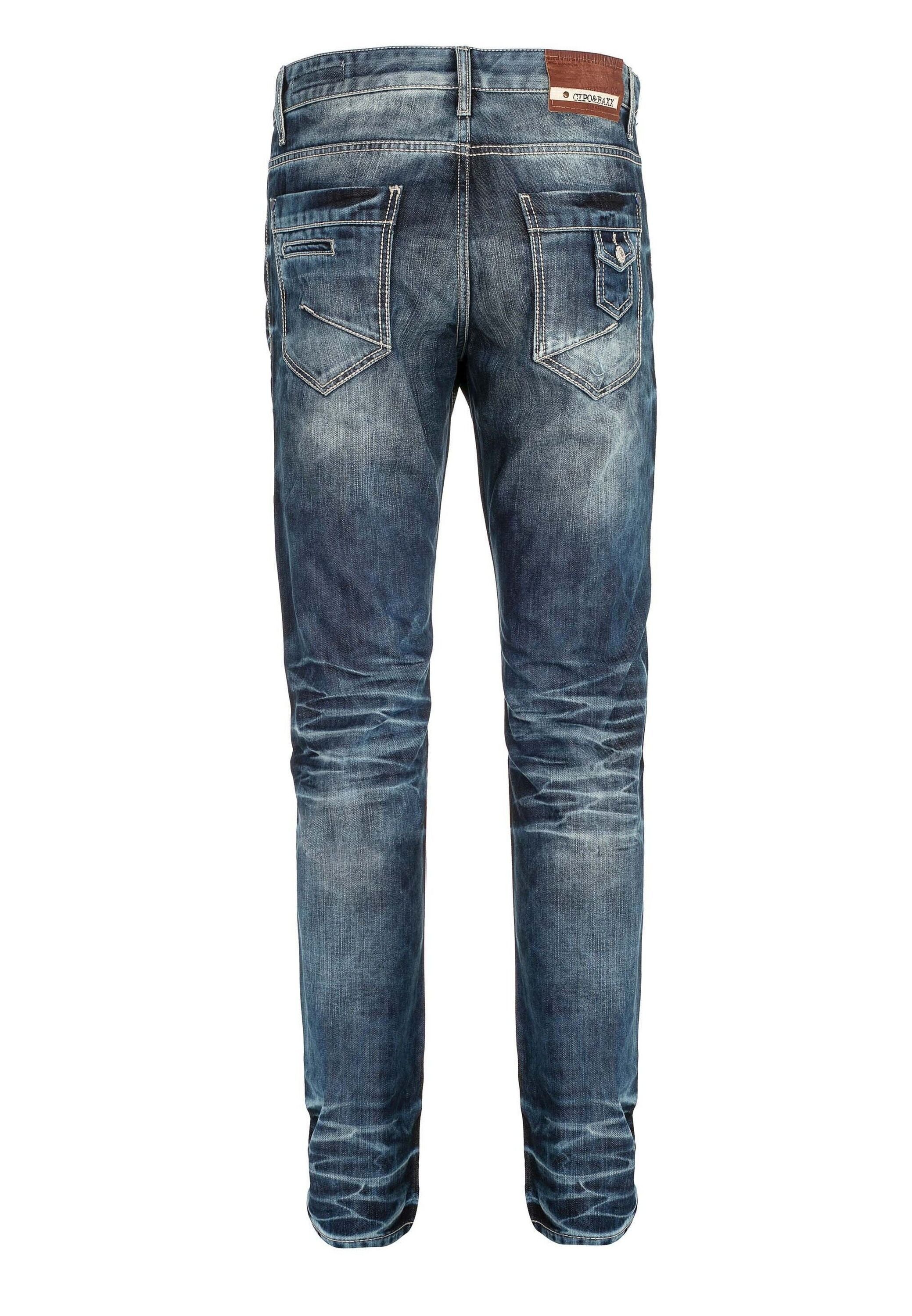 Cipo & Baxx 5-Pocket-Jeans Jeans in Straight-Fit, CD-328