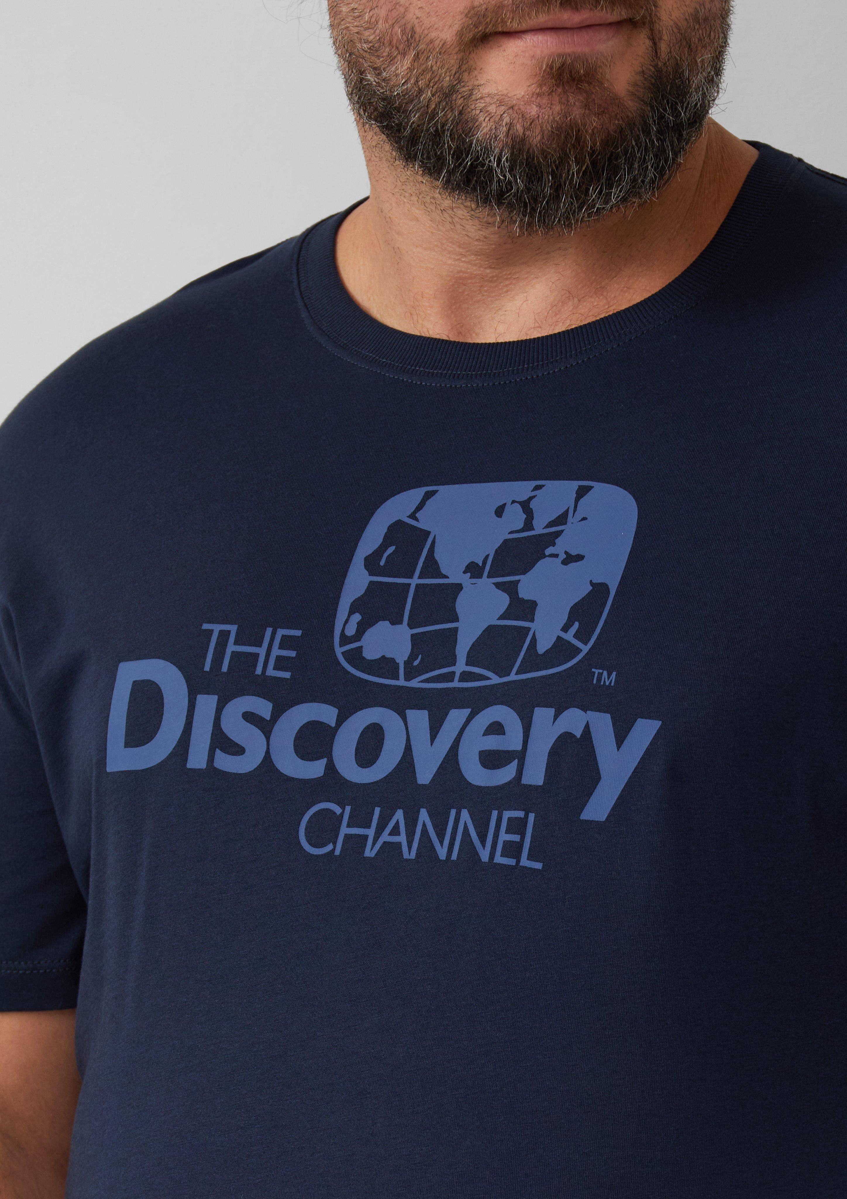 s.Oliver Kurzarmshirt T-Shirt mit Discovery™-Print günstig online kaufen