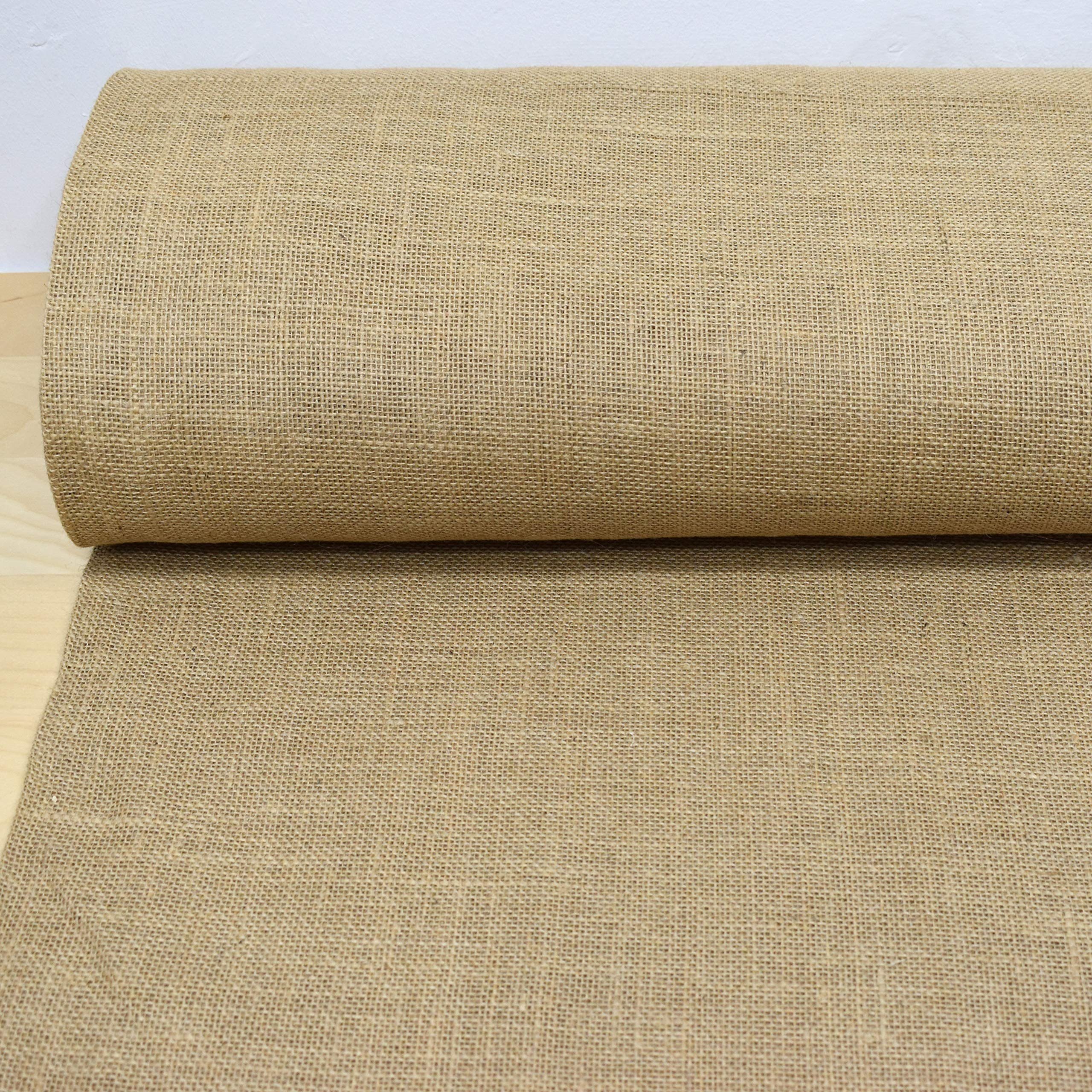MAGAM-Stoffe Stoff "Luca", 100% Jute Rupfen Natur Sack-Leinen Dekostoff Meterware
