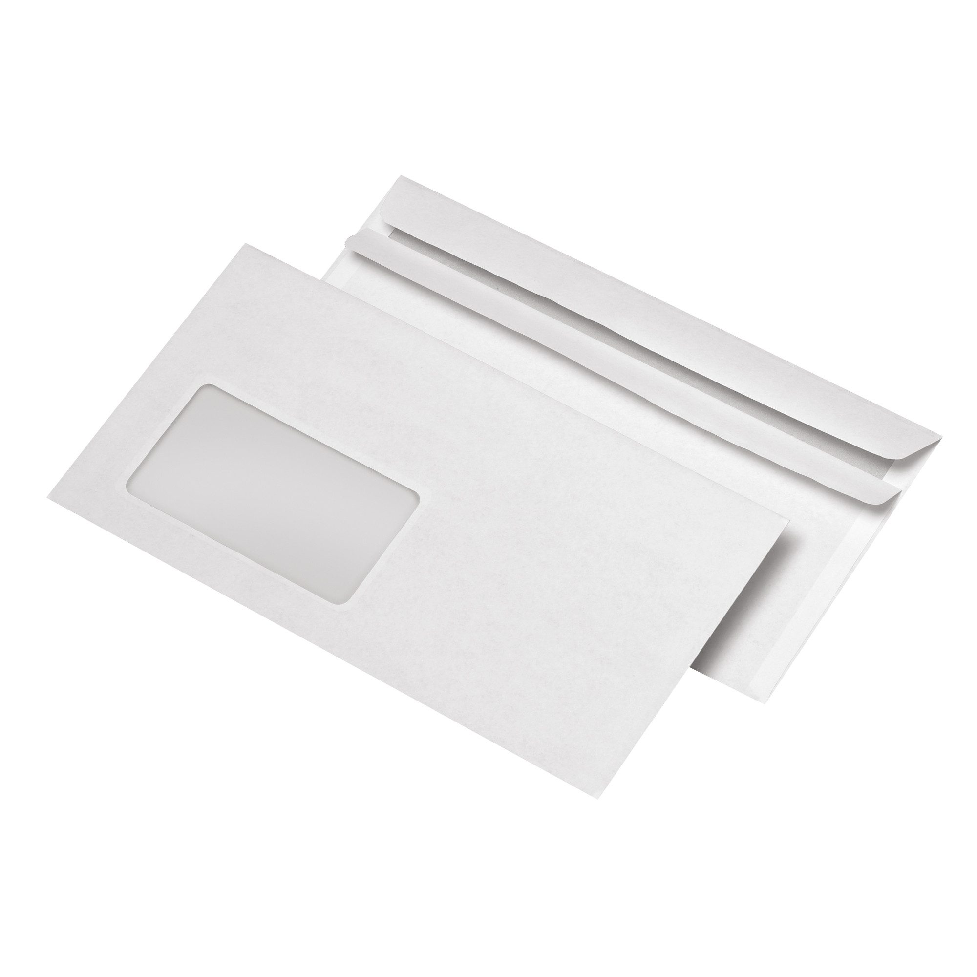 mayer-network GmbH Briefumschlag Din Lang selbstklebend mit Fenster weiß 72g, PA= 1.000 Stk
