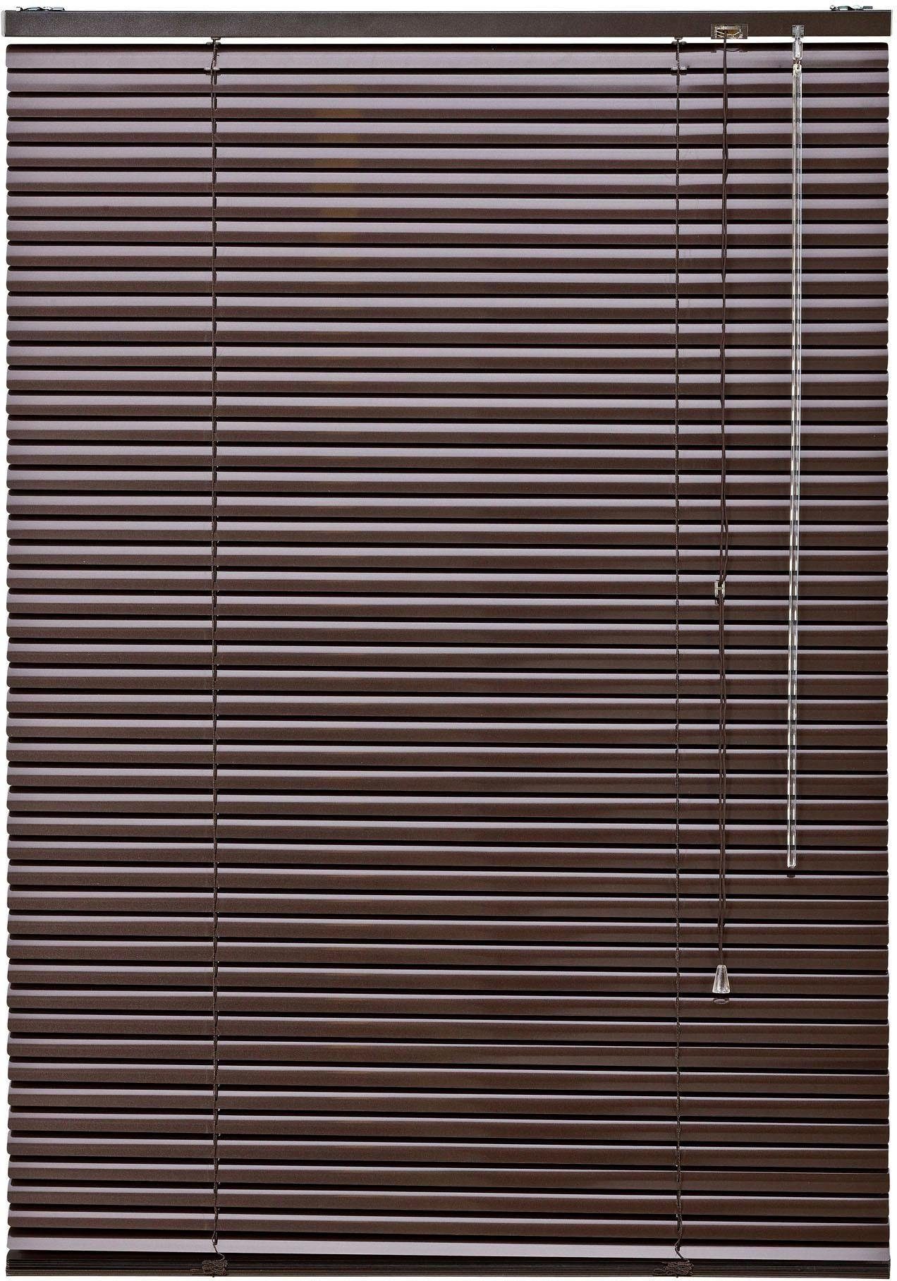 Liedeco Jalousie Aluminium-Jalousie, mit Bohren, freihängend, Aluminium