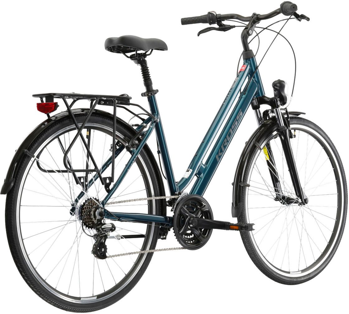 Kross Cityrad Sentio 2.0, 21 Gang Shimano ALTUS M310 Schaltwerk, Kettenschaltung