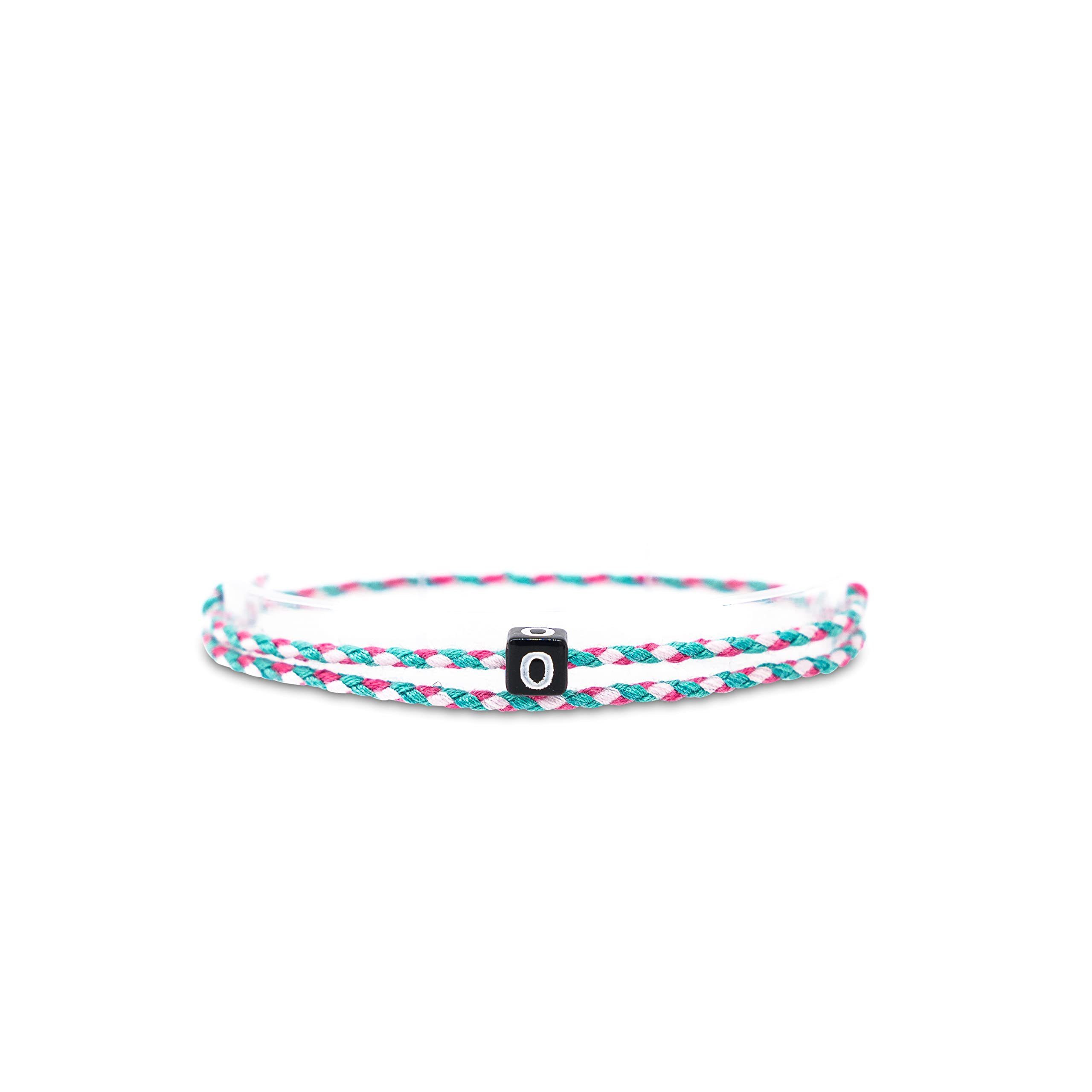 Made by Nami Freundschaftsarmband Surfer-Armband Personalisiert mit Buchstabe Damen Herren, Pärchen-Armband individualisiert, beste Freundin Freundschaftsarmband