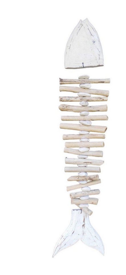 Deko-Impression Dekohänger Großer Hänger Fisch Fischgräte Girlande Treibholz maritime Deko 80 cm (1 St)