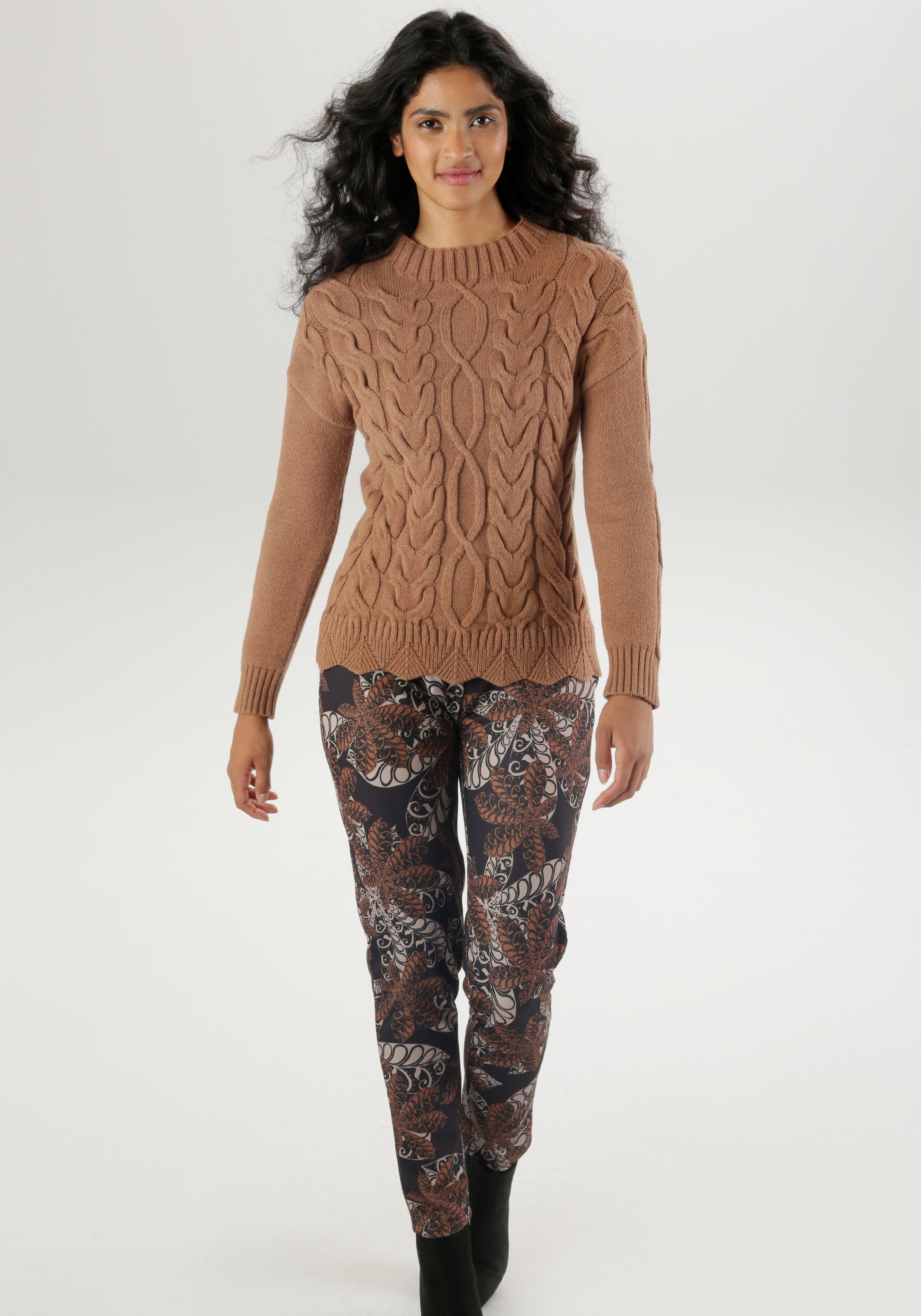 Aniston SELECTED Schlupfhose aus festerer Jerseyqualität mit Stretch günstig online kaufen