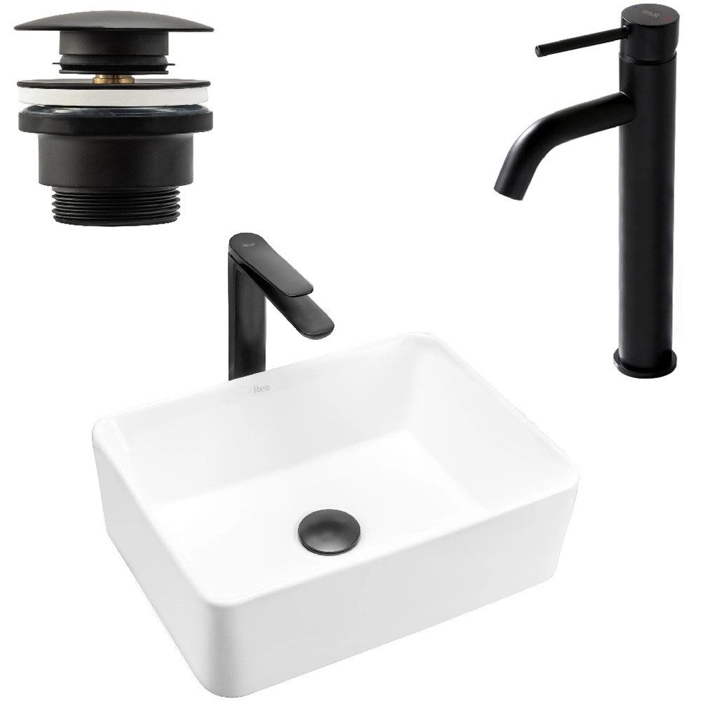 wohnwerk.idee Aufsatzwaschbecken Waschbecken Keramik Weiß Klein günstig online kaufen