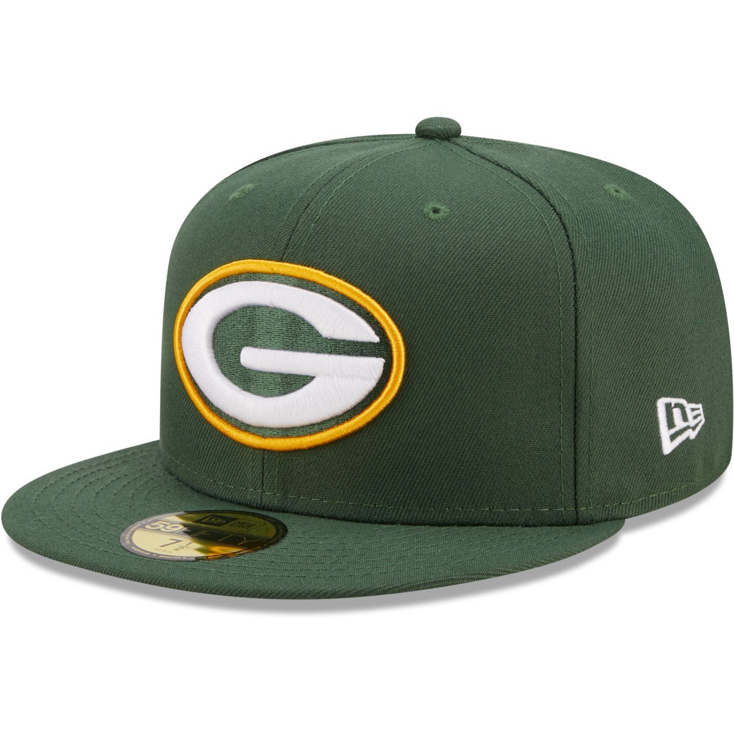 PATCH SIDE Era Fitted New Green Packers Bay 59Fifty Cap