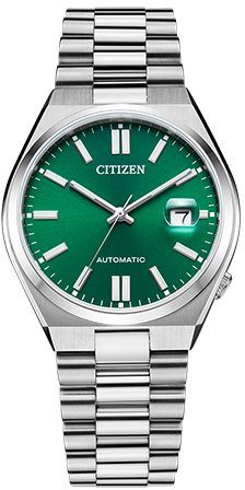 Citizen Automatikuhr TSUYOSA 60h NJ0150-81X, Armbanduhr, Damenuhr, Herrenuhr, Edelstahlarmband, Saphirglas, Datum