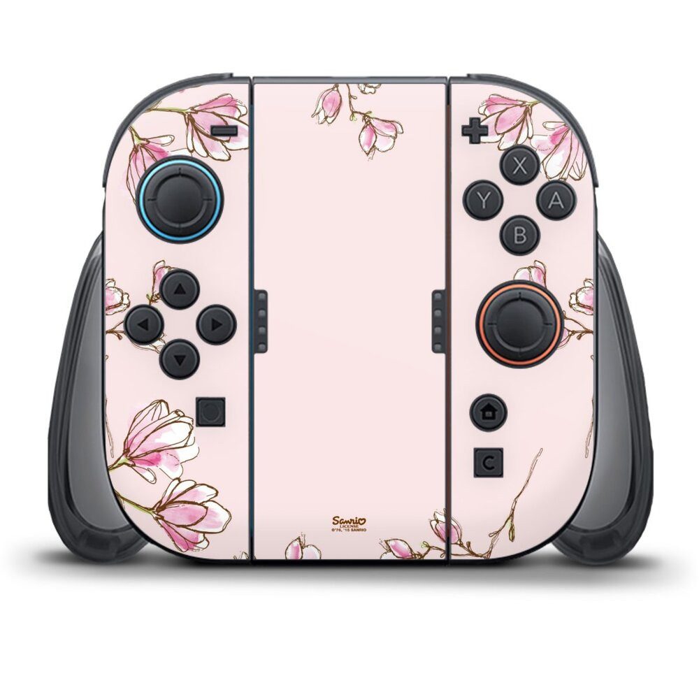 DeinDesign Konsolen-Cover Hello Kitty Fanartikel Hanami Hello Kitty - Magnolia, Nintendo Switch 2 Controller Skin Aufkleber Sticker Folie