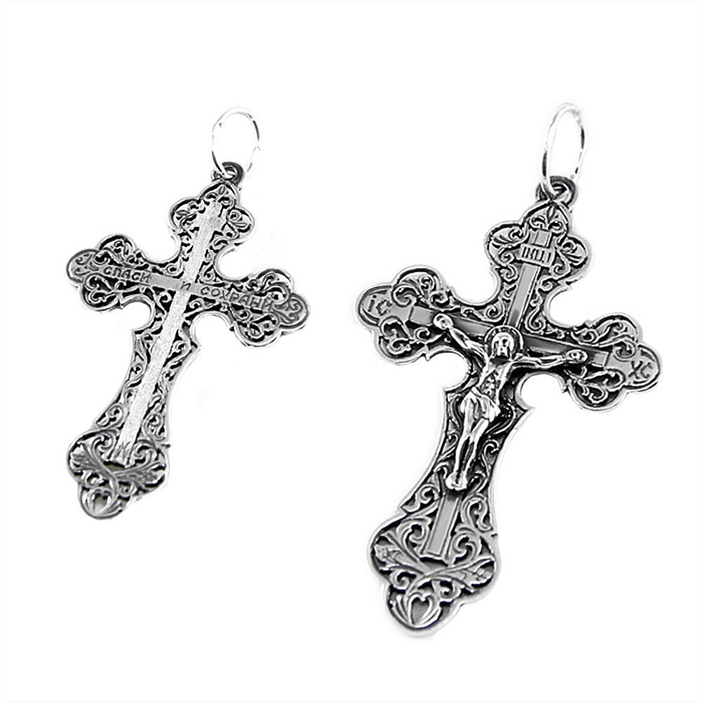 NKlaus Kreuzanhänger Kettenanhänger Jesus Kreuz 925 günstig online kaufen