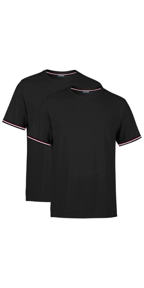 COMEOR T-Shirt Basic Herren Kurzarm Rundhalls günstig online kaufen