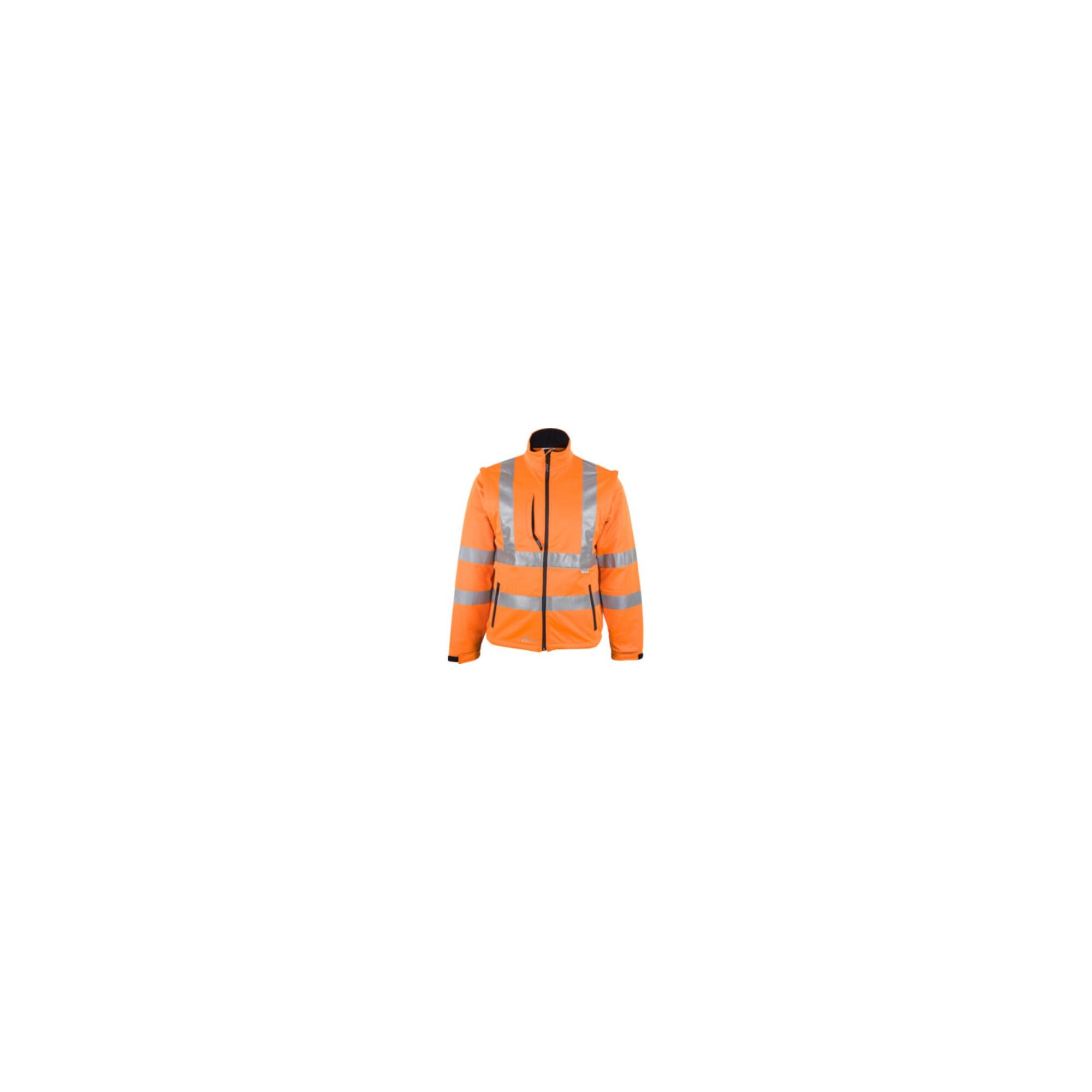 ASATEX Softshellparka Warnschutz-Softshelljacke orange EN20471 Gr.L