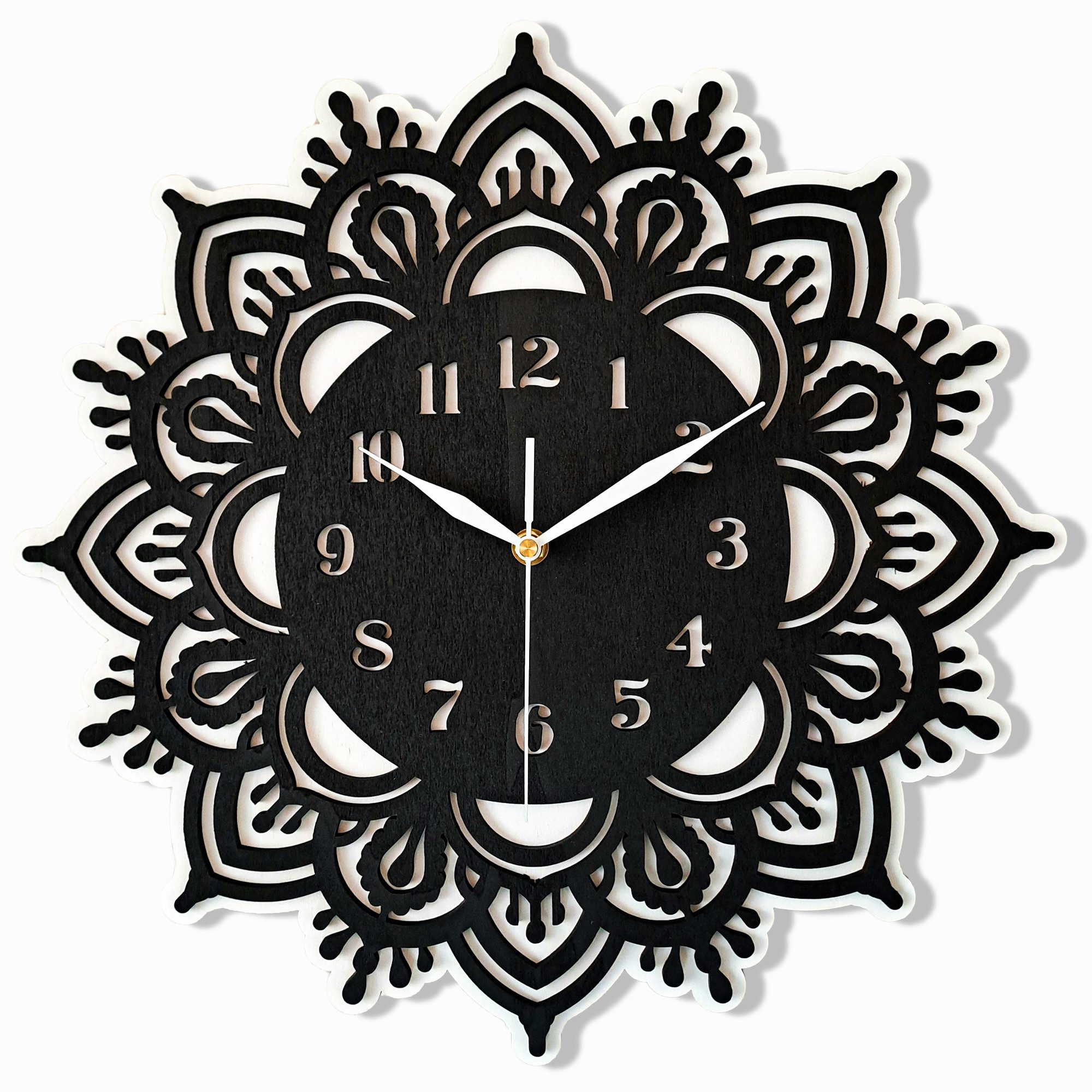 ORNAMENTI Wanduhr Grosse, modern, holz, hingucker günstig online kaufen