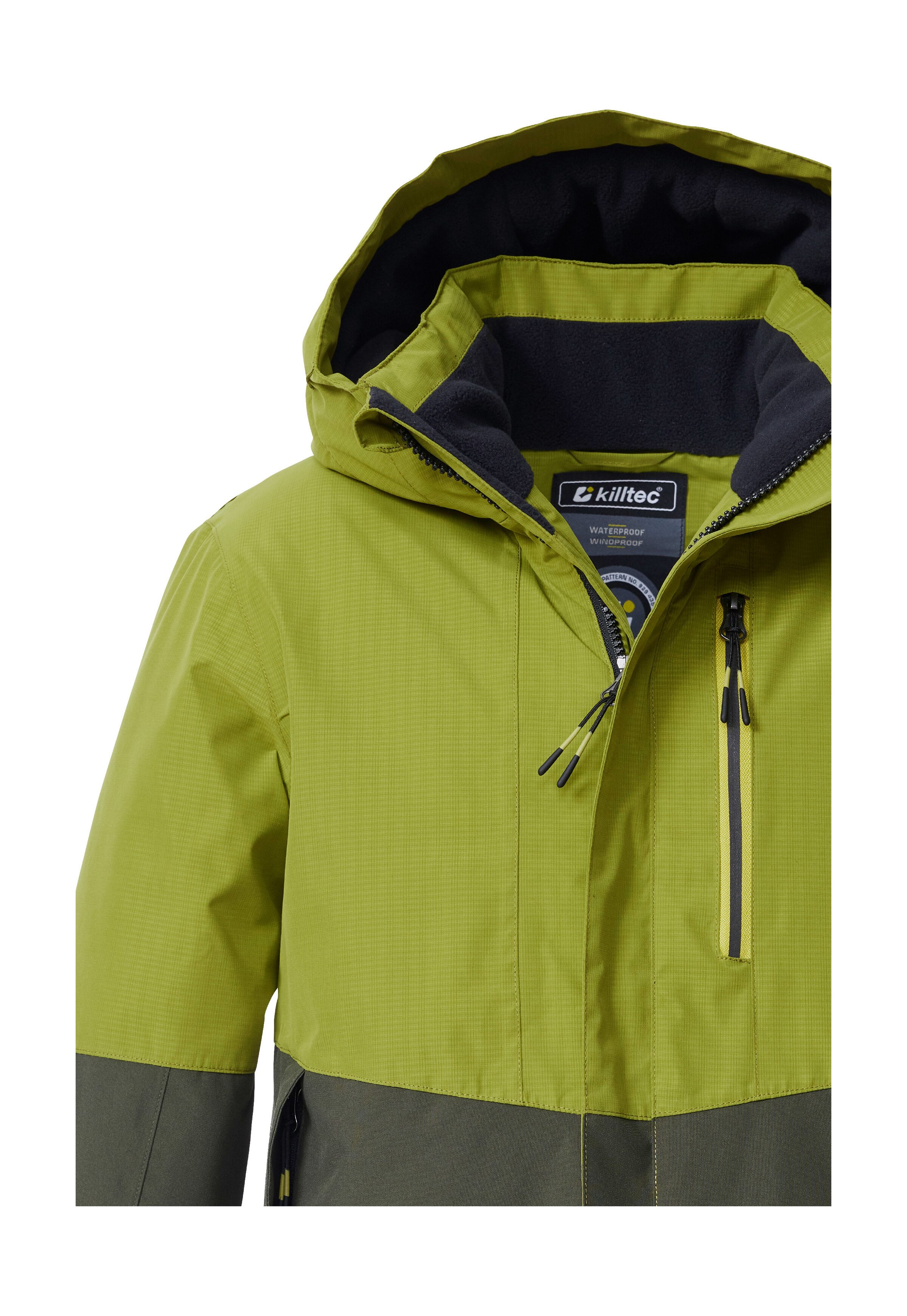 Killtec Funktionsjacke KOW 222 BYS JCKT Wind- u. wasserdichte Kinderjacke mit Fleece, reflektierender Print