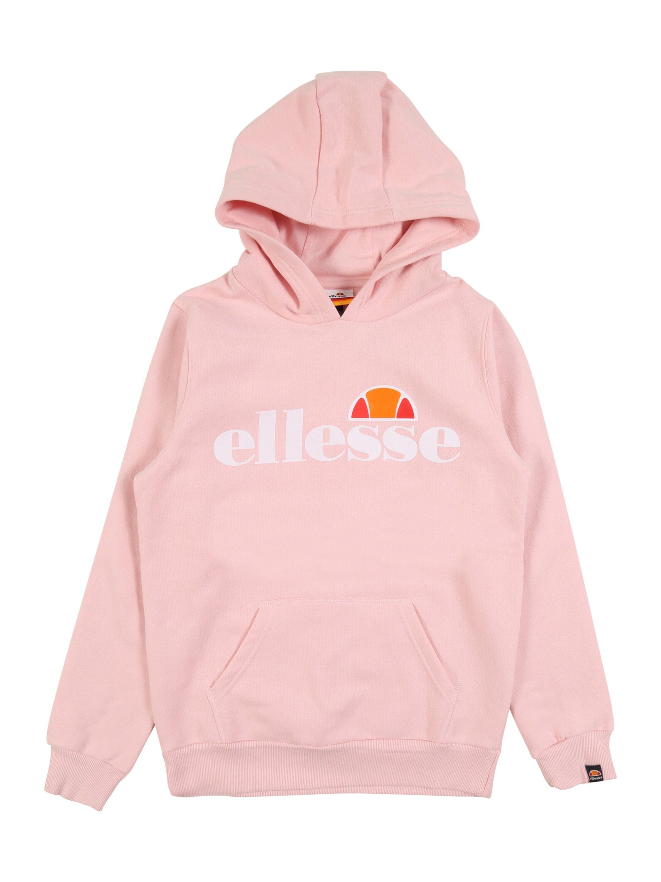 pink (1-tlg) Details Sweatshirt light Isobel Plain/ohne Ellesse