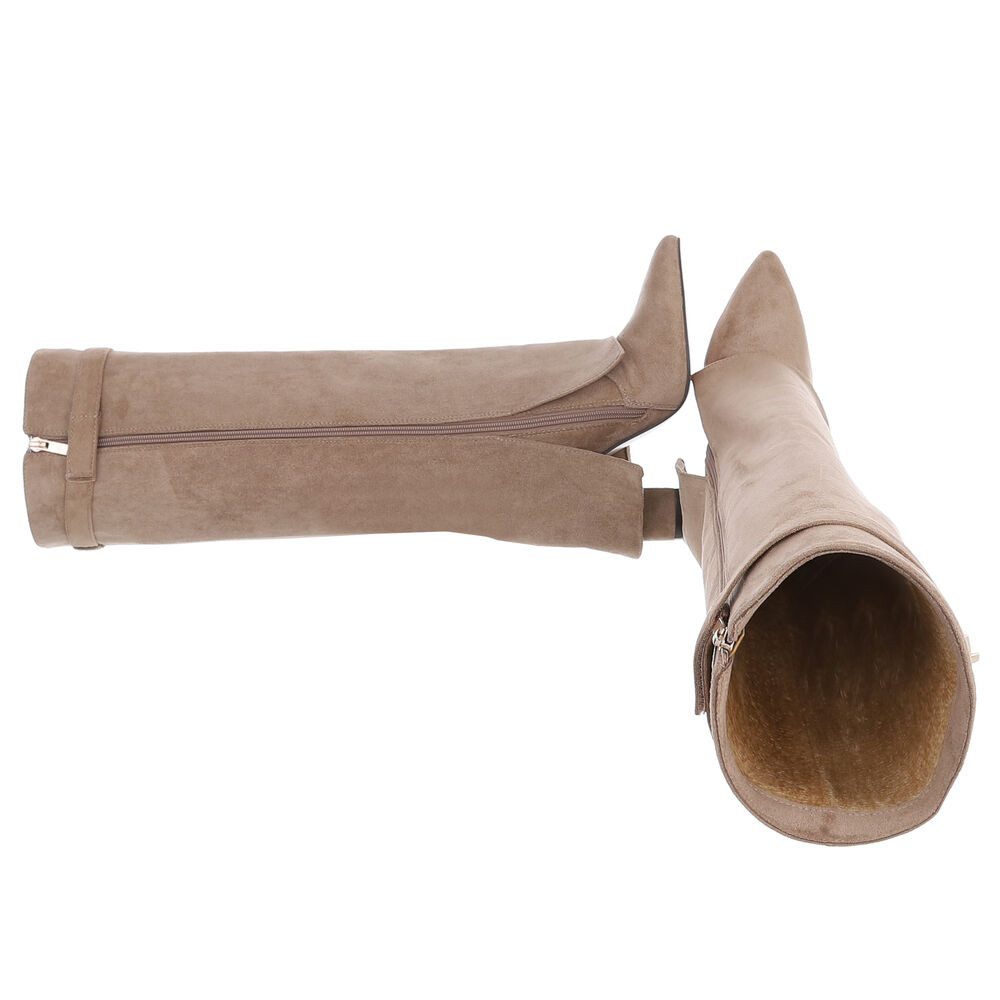 Ital-Design Eleganter Stiefel mit hohem Schaft für Damen High-Heel-Stiefel günstig online kaufen