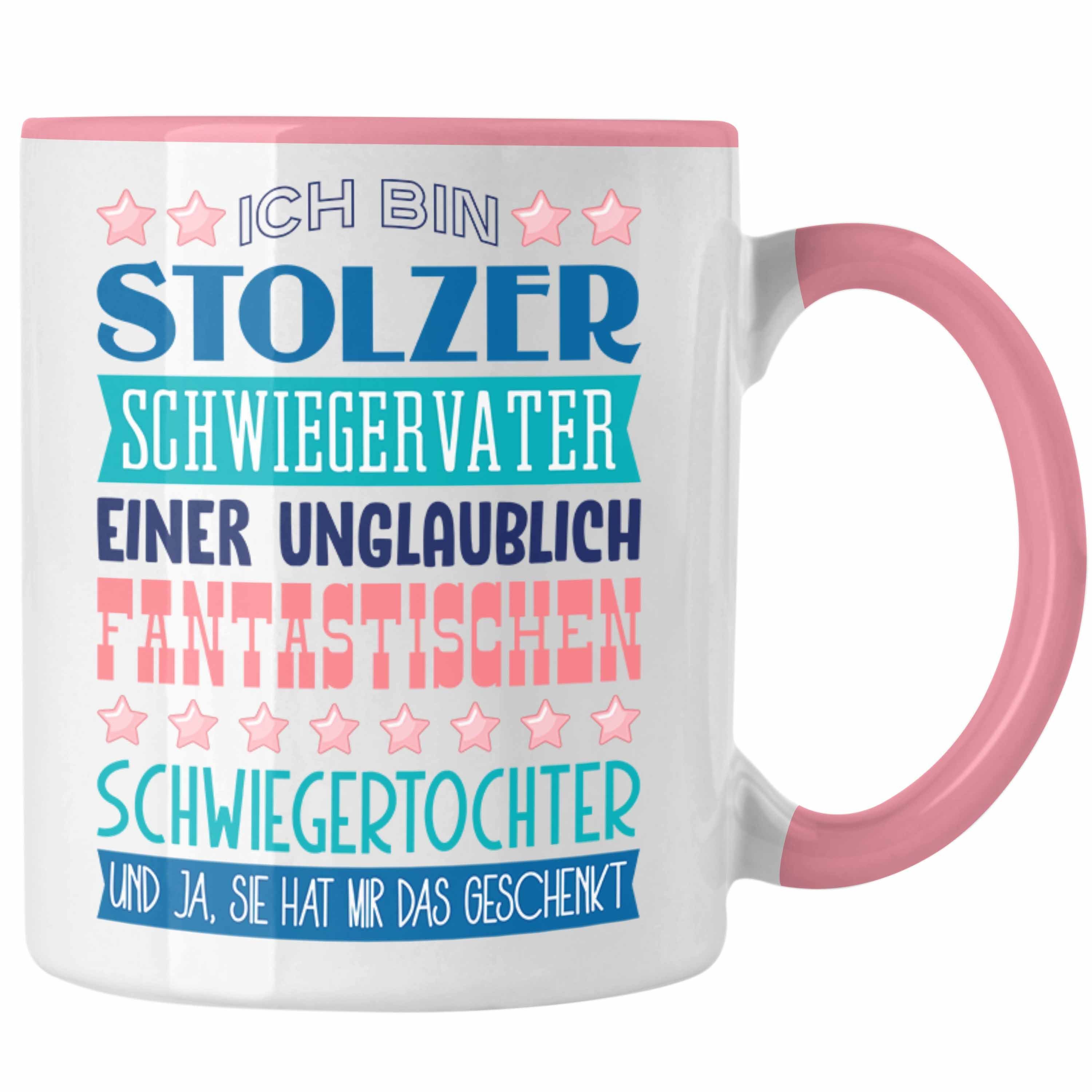 Trendation Tasse Stolzer Schwiegervater Tasse Geschenk Geburtstag