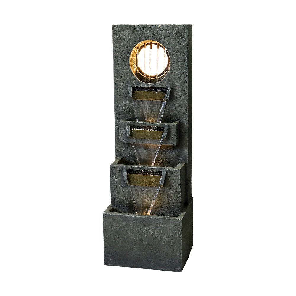 Rutaqian Gartenbrunnen Gartenbrunnen Zimmerbrunnen Springbrunnen Wasserfall günstig online kaufen