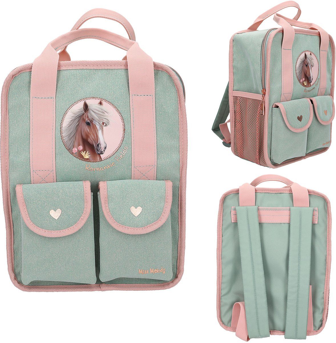 Depesche Rucksack Miss Melody ROMANTIC FIELDS, nicht wasserbeständig