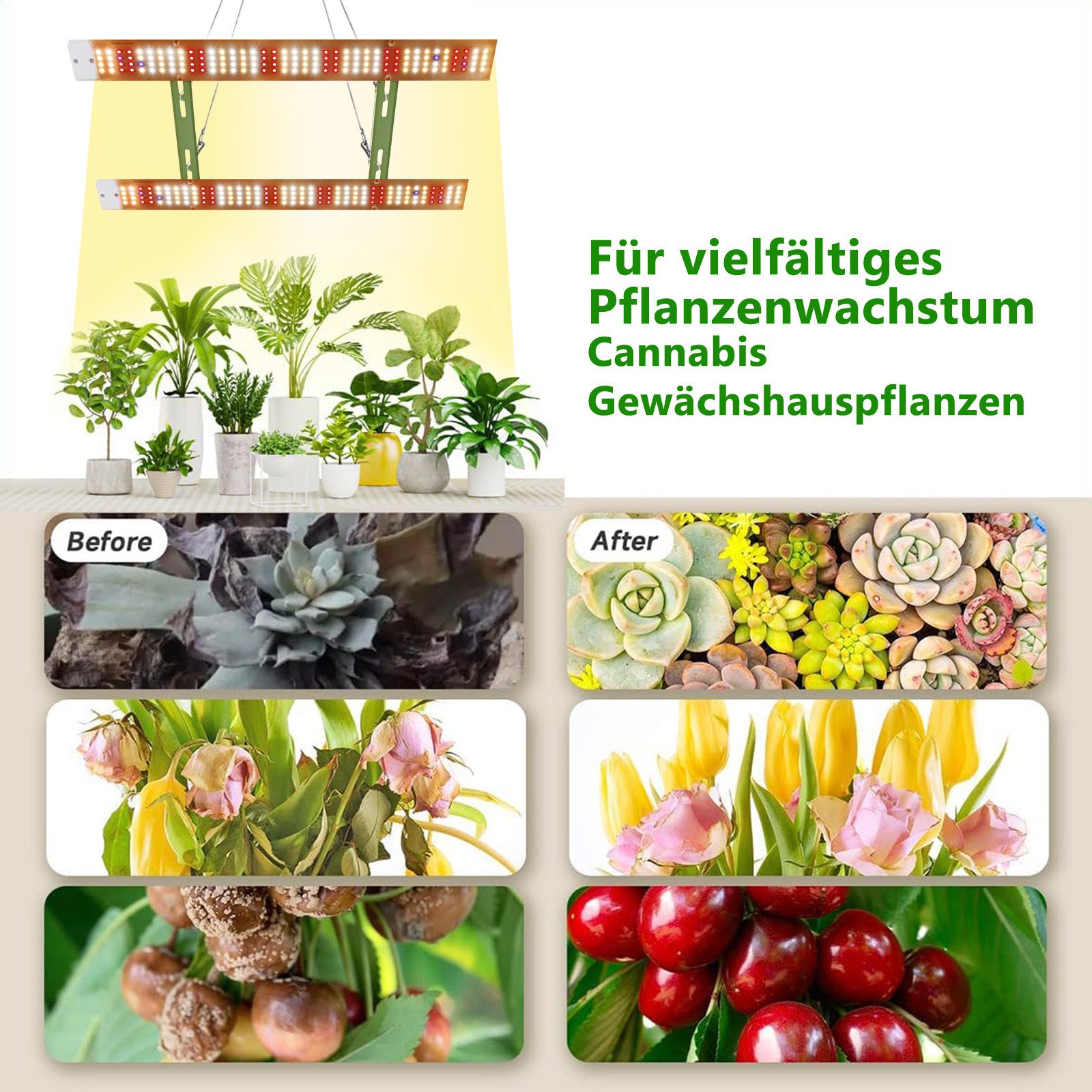 Laybasic Pflanzenlampe Grow Lampe Cannabis,40W/80W/120W/160W UV günstig online kaufen