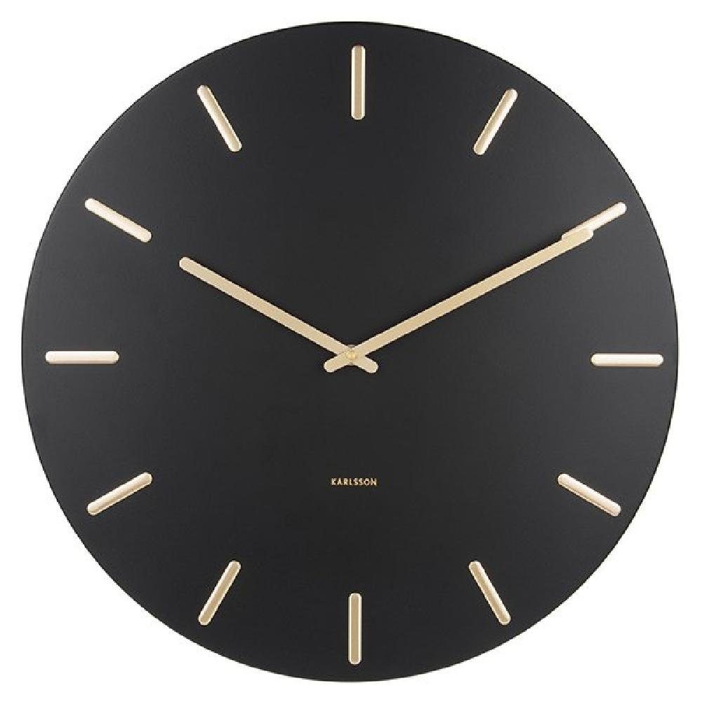 Karlsson Uhr Wanduhr Charm Schwarz (45cm)
