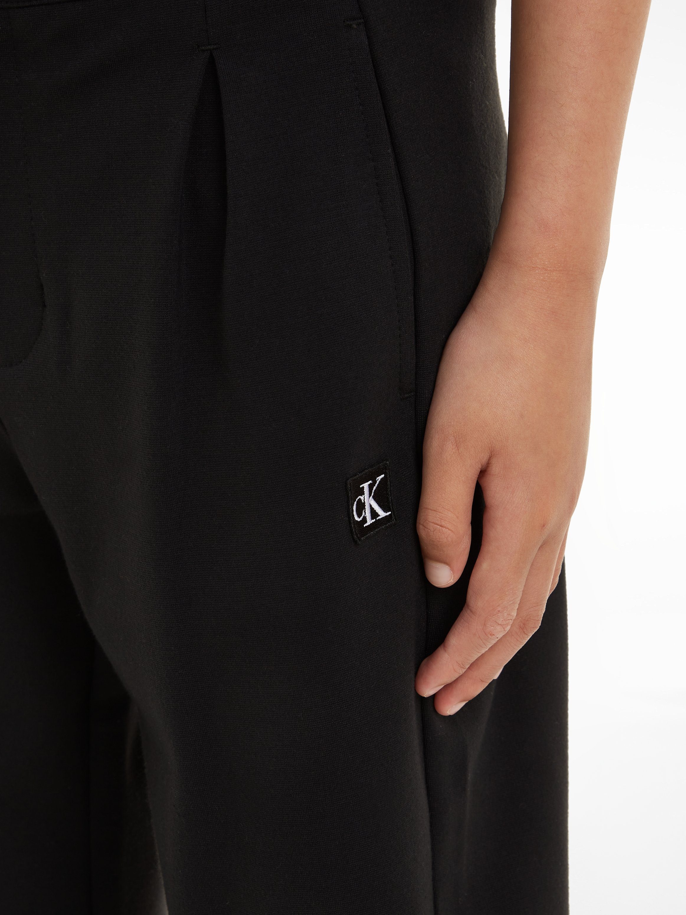 Calvin Klein Jeans Bundfaltenhose mit CEREMONY Markenlabel PUNTO PANTS