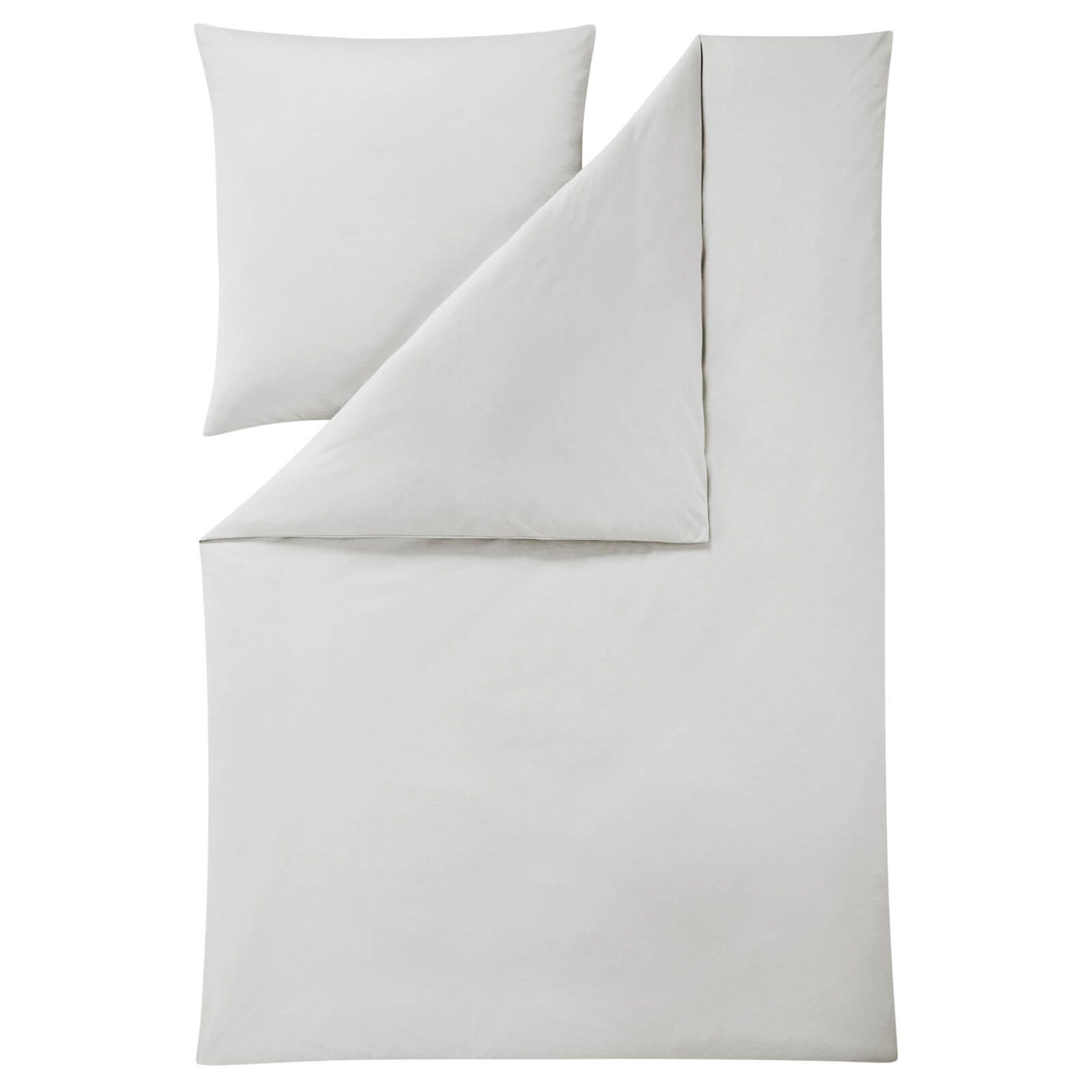 Estella Постельное белье Takoma 6873 820 Silber, Interlock Jersey, 2 teilig, Uni, Schlicht