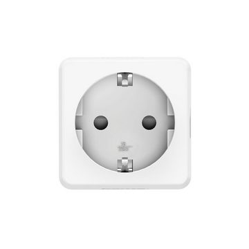 Hama WLAN-Steckdose WLAN-Steckdose mit App (kompakte, smarte Steckdose, Apple Home, 3680W), max. 3680 W