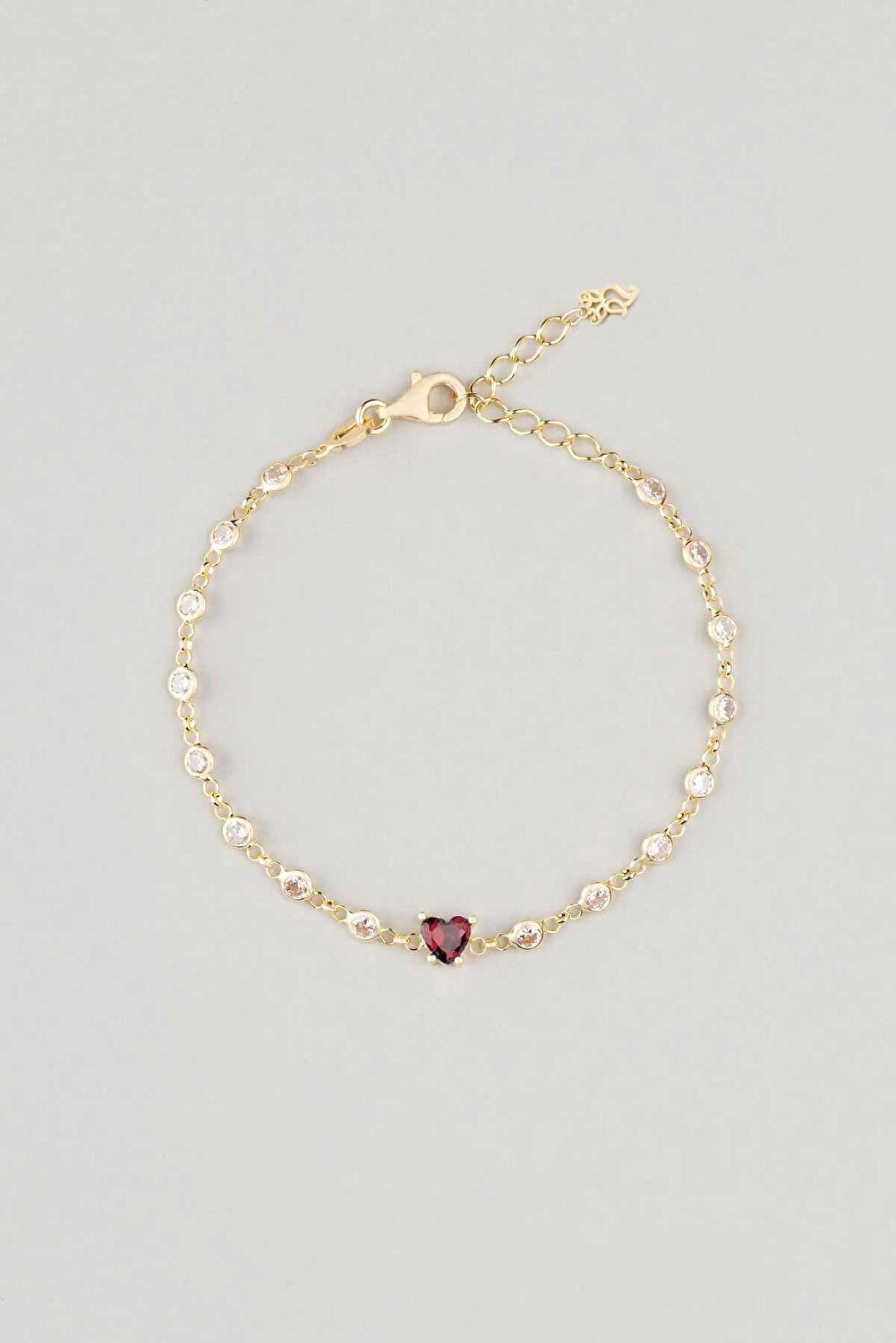 So CHIC... Armband Liebespfad 18K Gelbgold beschichtet 19 cm Silberarmband günstig online kaufen