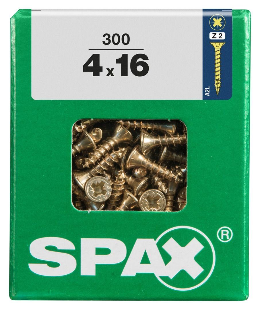 2 mm Universalschrauben 4.0 16 Holzbauschraube 300 Spax PZ SPAX - x