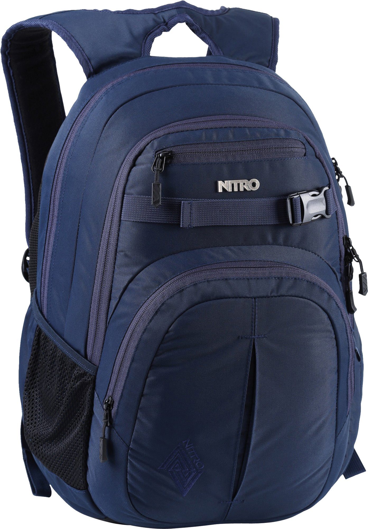 NITRO Schulrucksack Chase, Alltagsrucksack, Rucksack für Freizeit, Schule, Arbeit und Reise nightsky