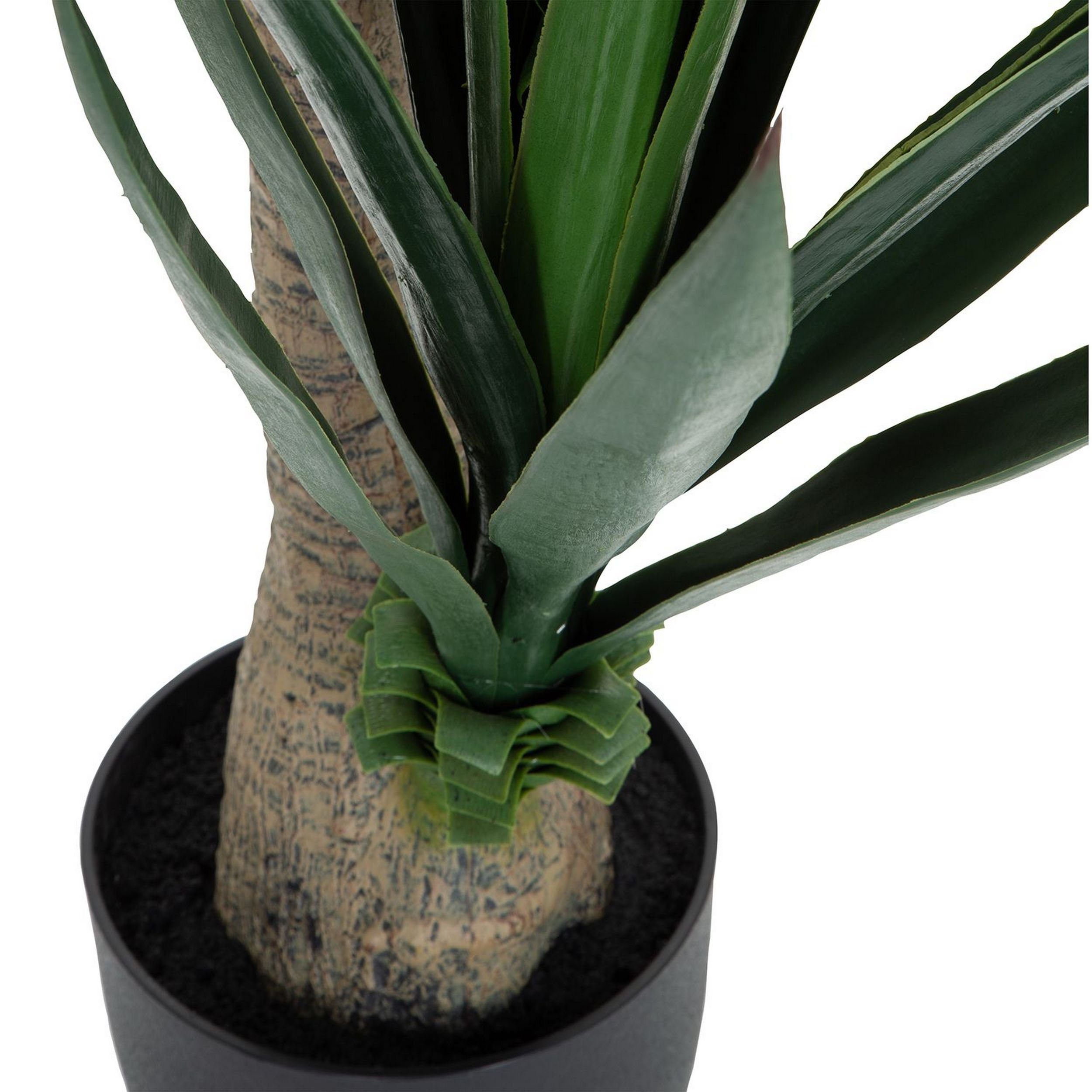 bümö, Deko Pflanzen, Kunstpflanze: Zimmerpflanze außen für Künstliche / Palmlilie Yucca und cm, innen- 135 Höhe