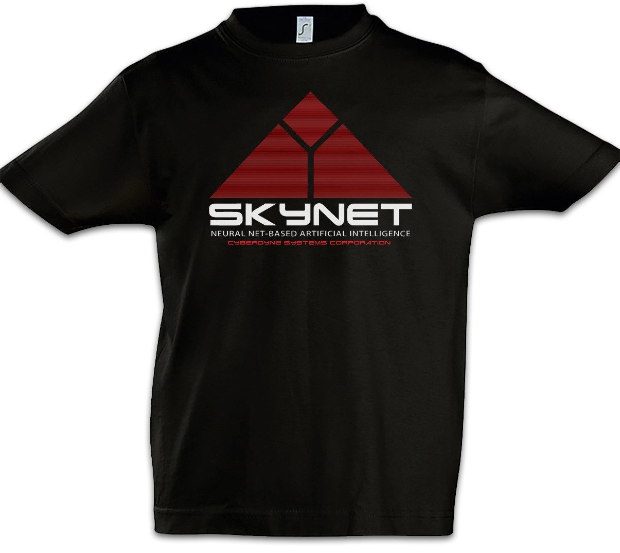 Print-Shirt Skynet Kinder T-Shirt Research Cyberdine Systems Connor Terminator